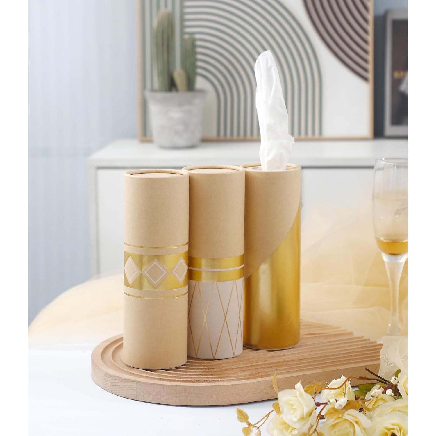 Soporte de Tejidos para Auto Winoo 3PK Redondo 50 Hojas