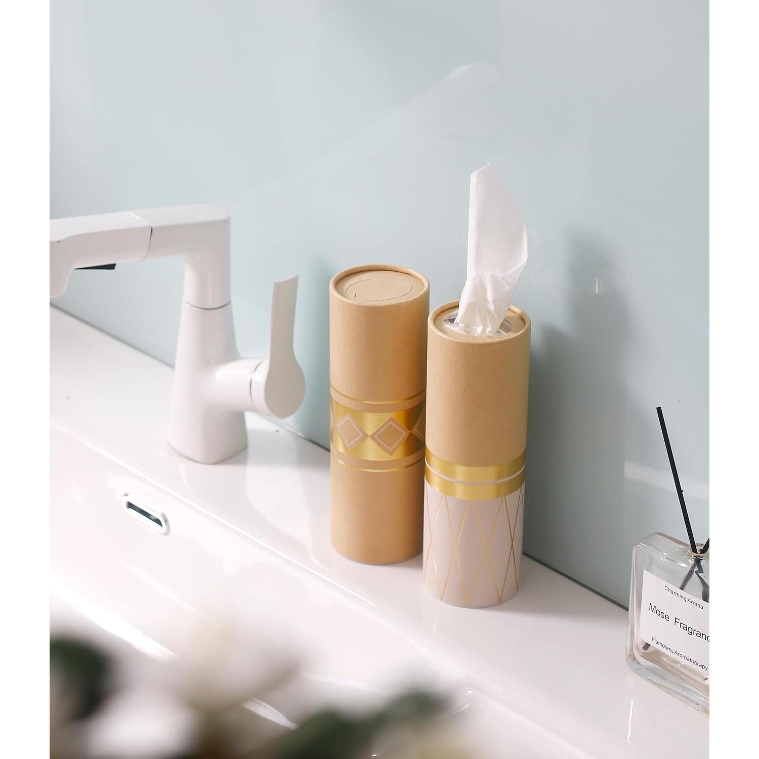 Soporte de Tejidos para Auto Winoo 3PK Redondo 50 Hojas