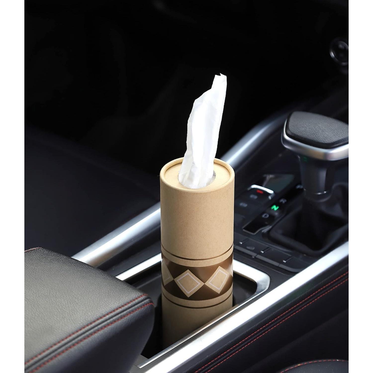 Soporte de Tejidos para Auto Winoo 3PK Redondo 50 Hojas