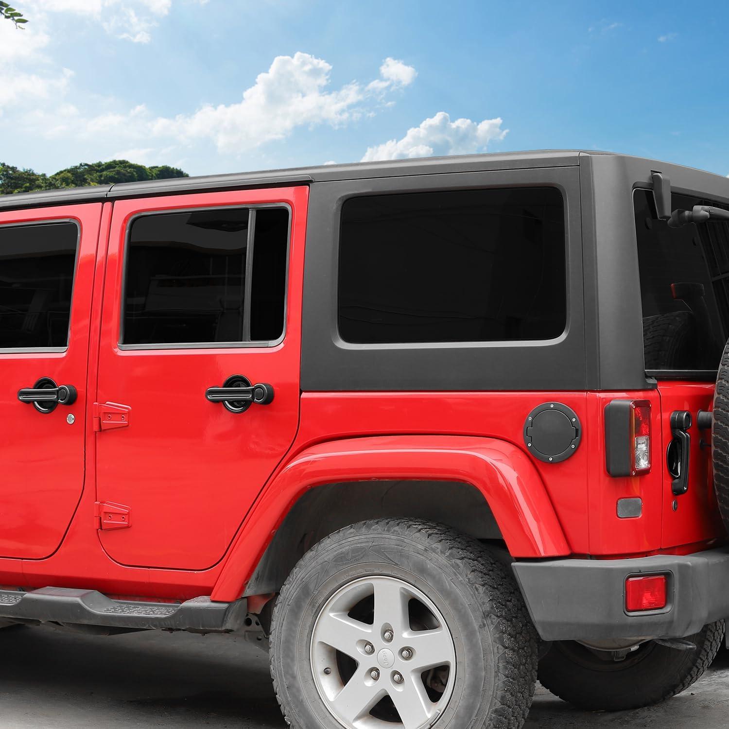 Cubierta de Manija de Puerta Hoolcar para Jeep Wrangler 2007-2017, 15 Pcs