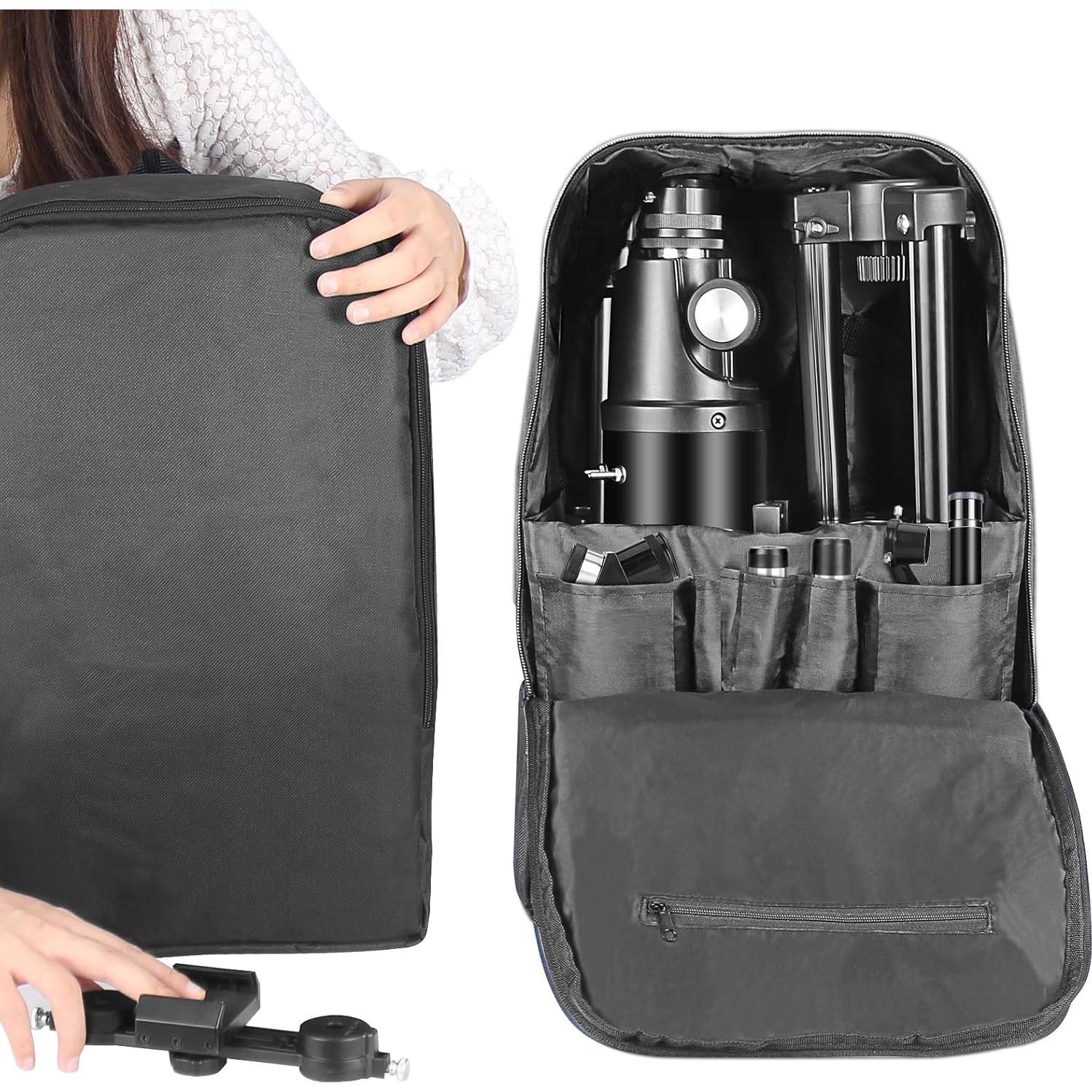 Telescopio Refractor EACONN 80mm 600mm para Astronomía