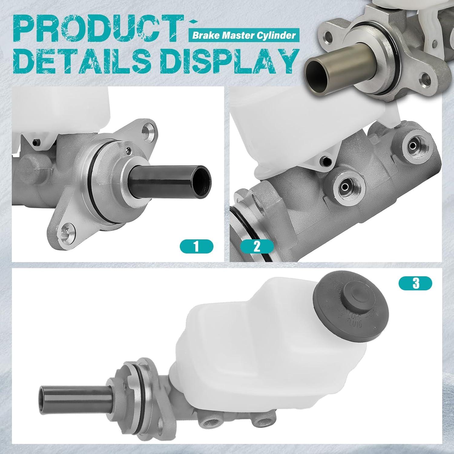 Cilindro Maestro de Freno Orceed M630597 con Depósito y Sensor para Toyota Tacoma 2008-2018