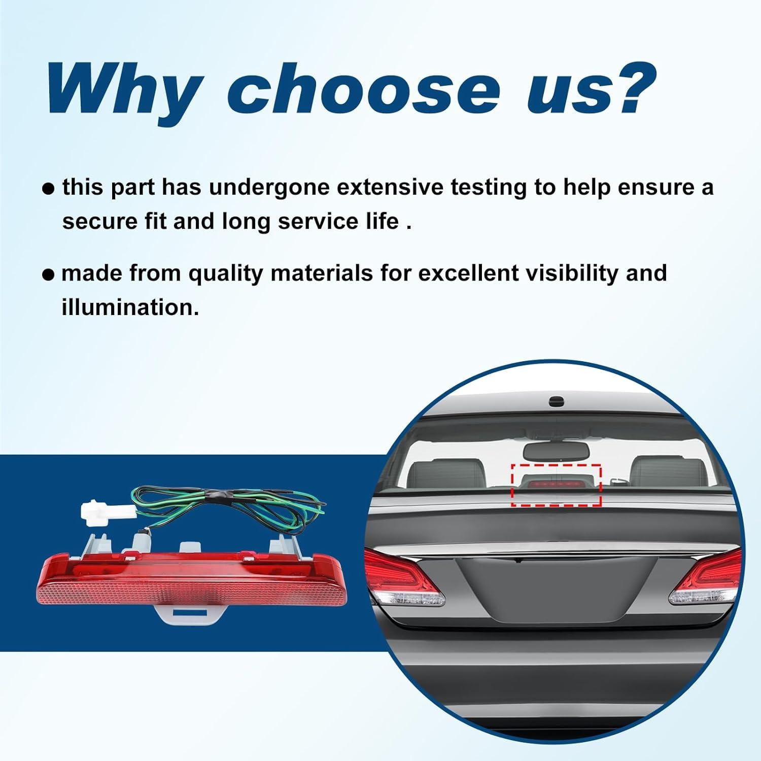 Luz de freno de tercera posición Toyota Avalon 2005-2012