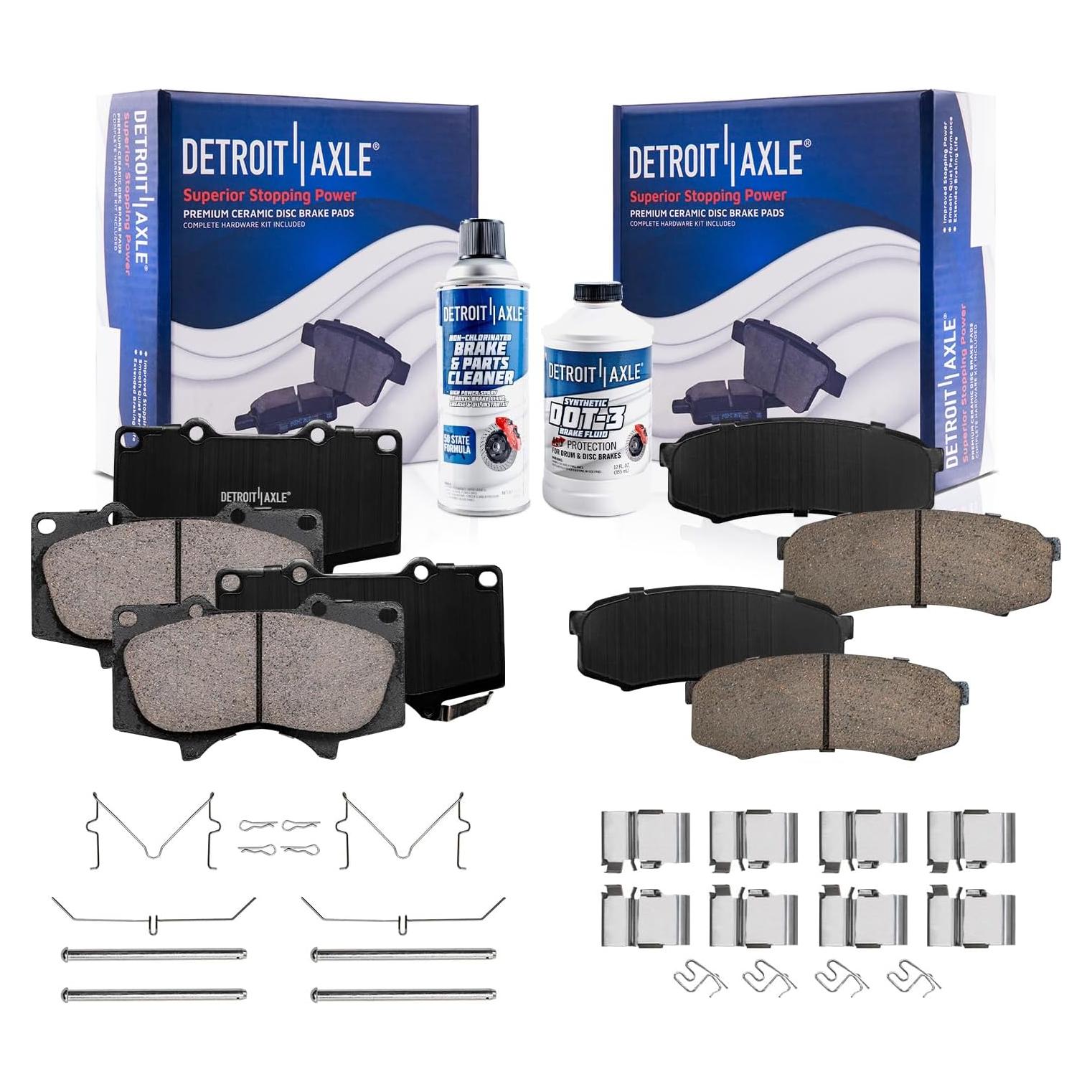 Pastillas de Freno Cerámicas Detroit Axle para Toyota y Lexus