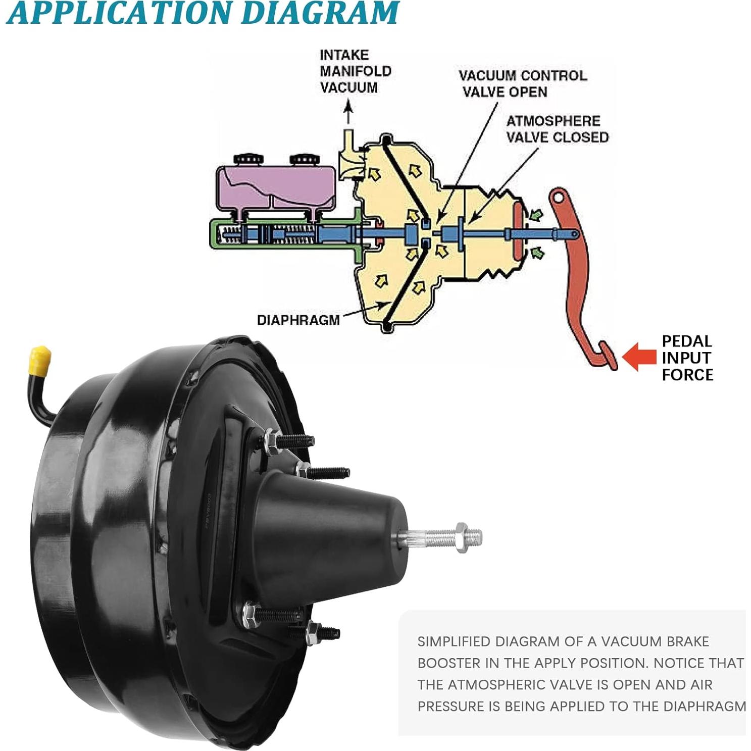 Acelerador de Freno de Vacío IRONTEK para Toyota Pickup 1989-1995