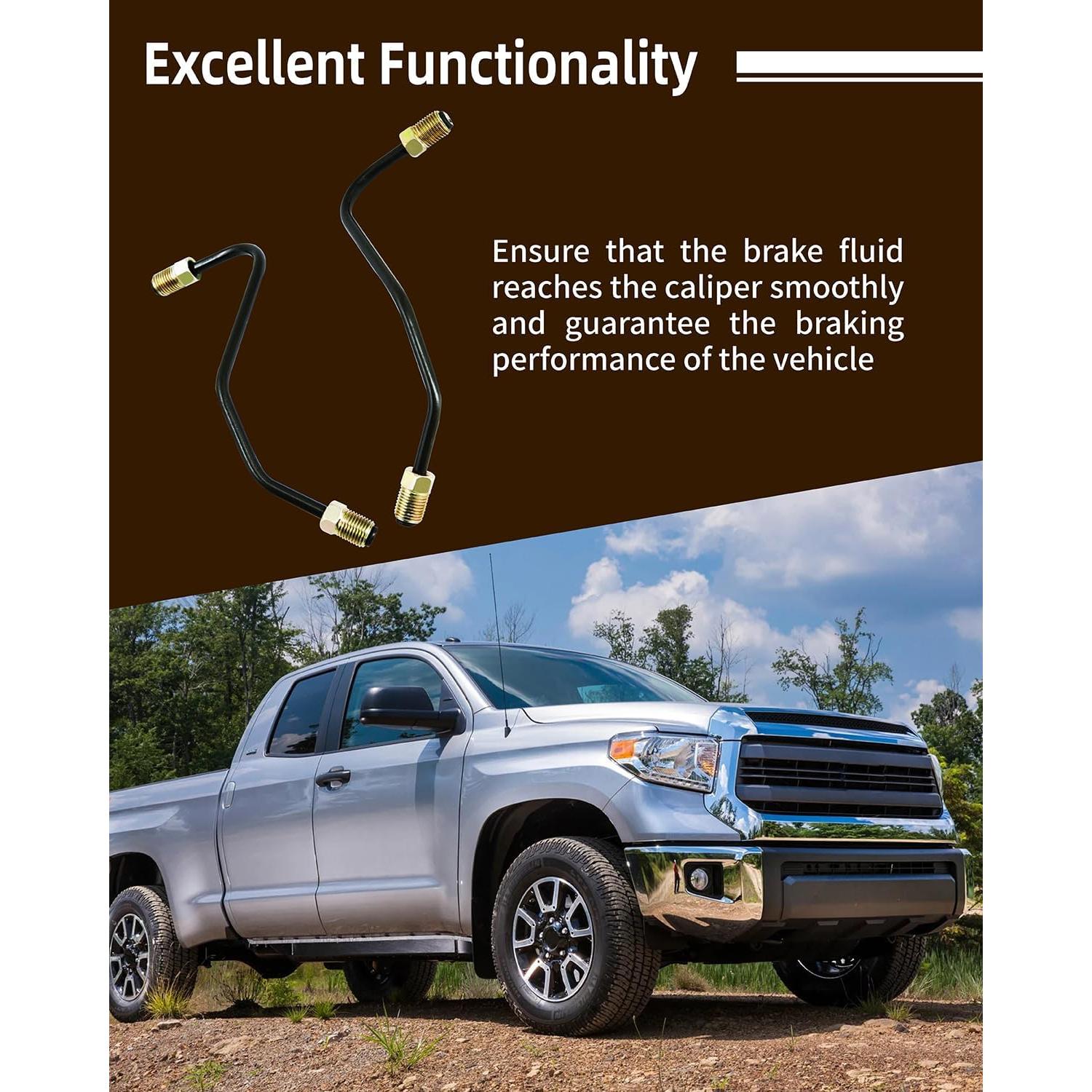 Línea de Caliper de Freno Delantero para Toyota Tundra 2007-2014