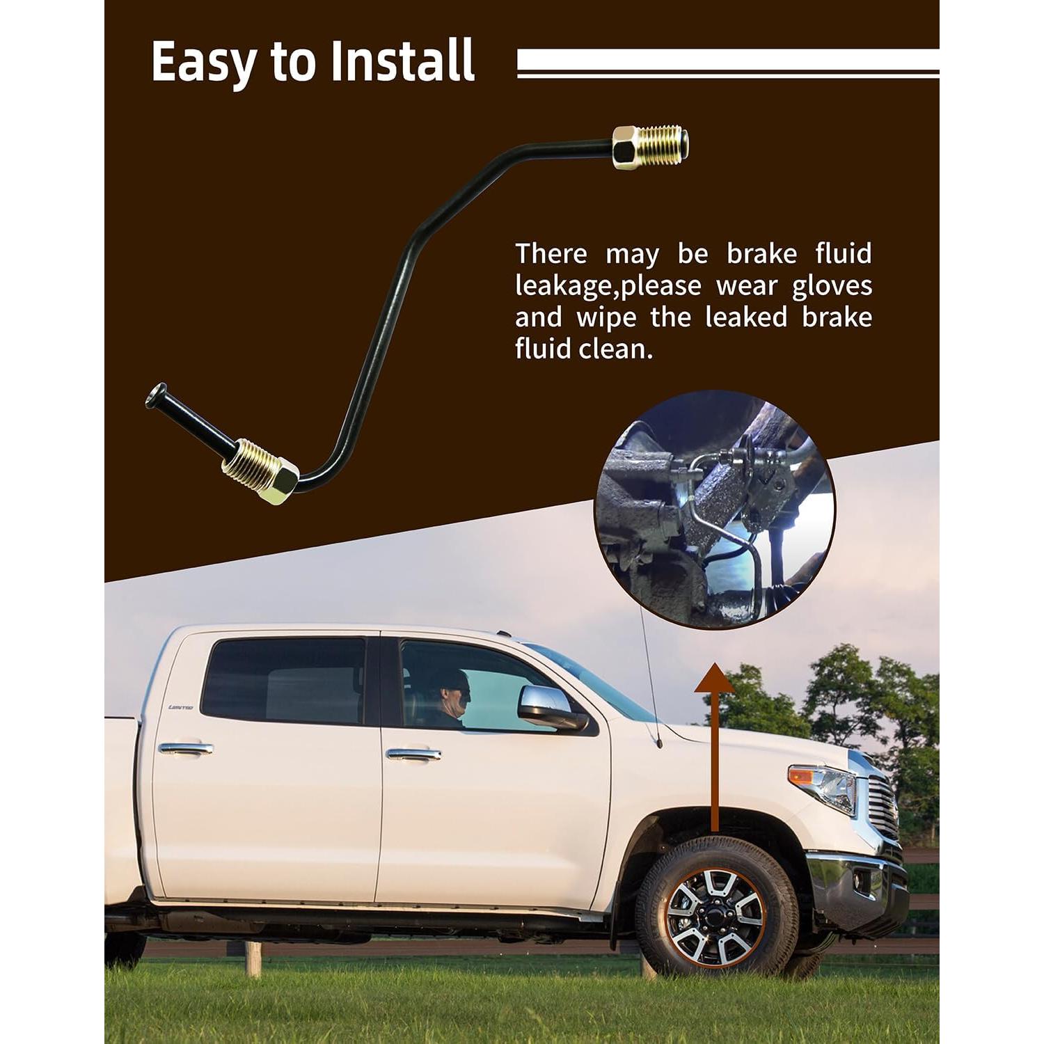 Línea de Caliper de Freno Delantero para Toyota Tundra 2007-2014