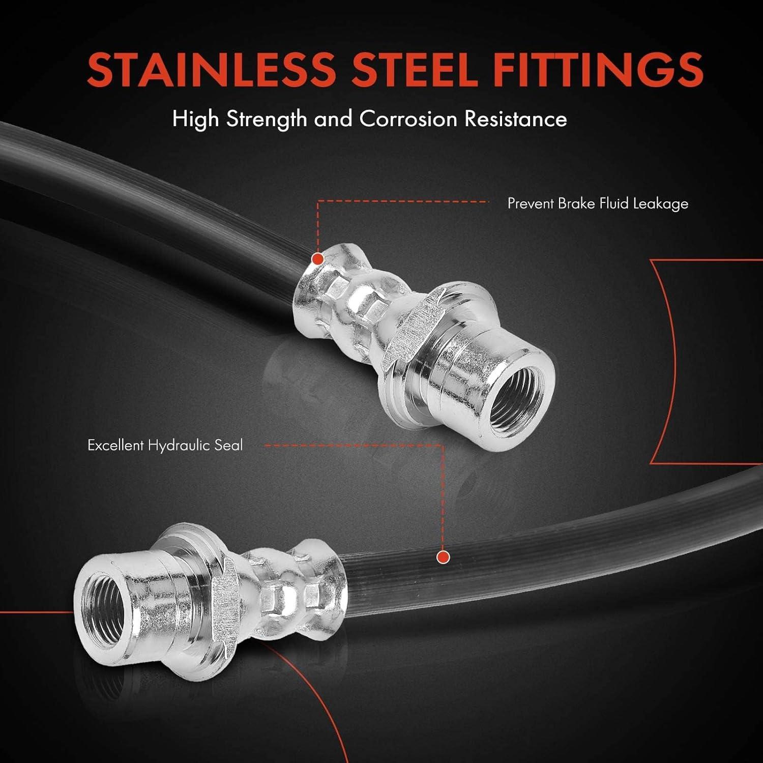 Manguera Hidráulica de Freno A-Premium para Toyota y Scion - 2 Piezas