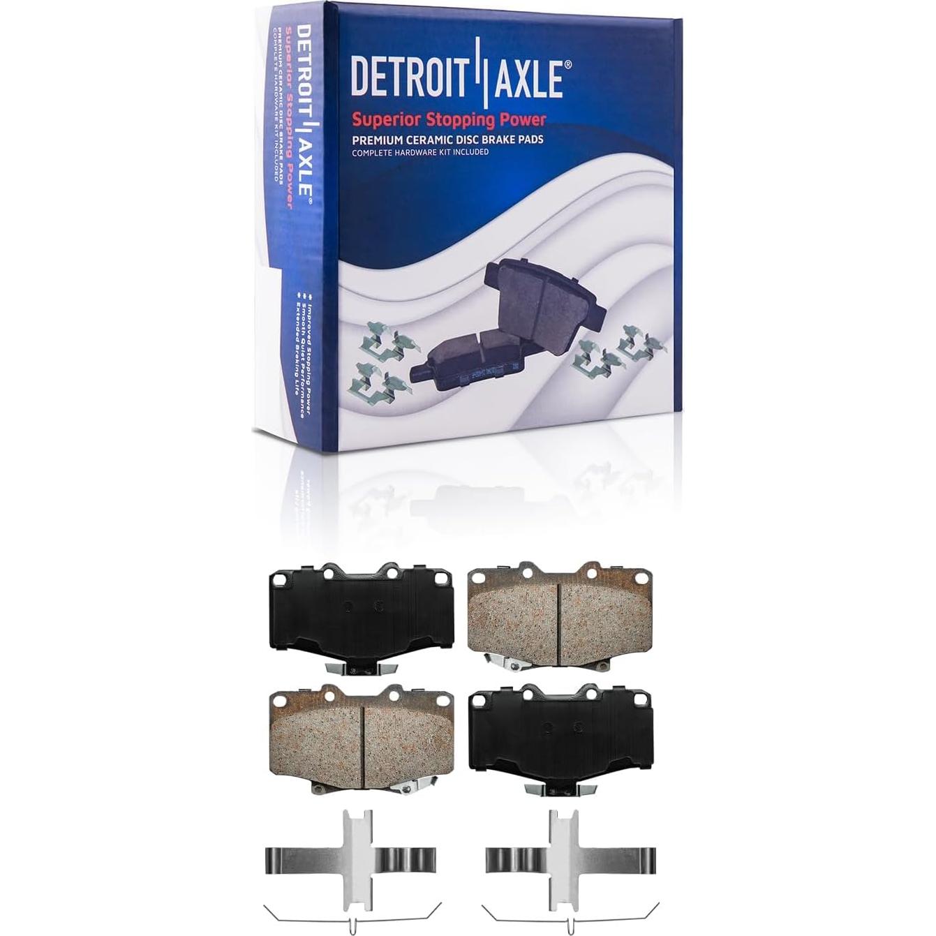 Kit de freno delantero Detroit Axle para Toyota 4Runner 1996-2002