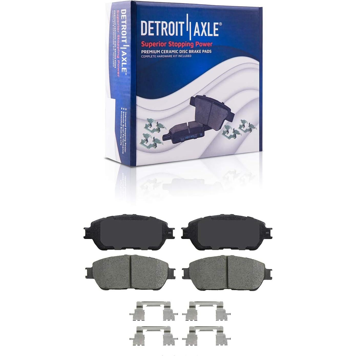 Kit de frenos delantero Detroit Axle para Toyota Tacoma 2005-2015