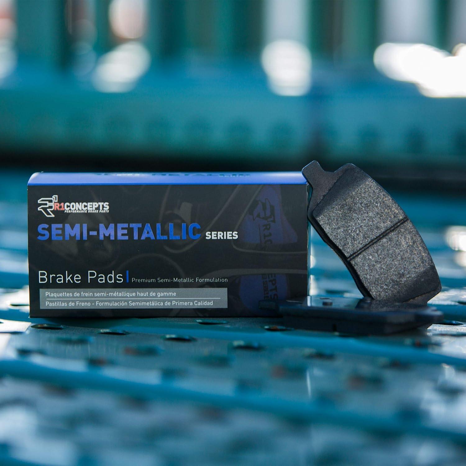 Pastillas de Freno Semimetálicas R1 Concepts Delanteras para Toyota y Pontiac