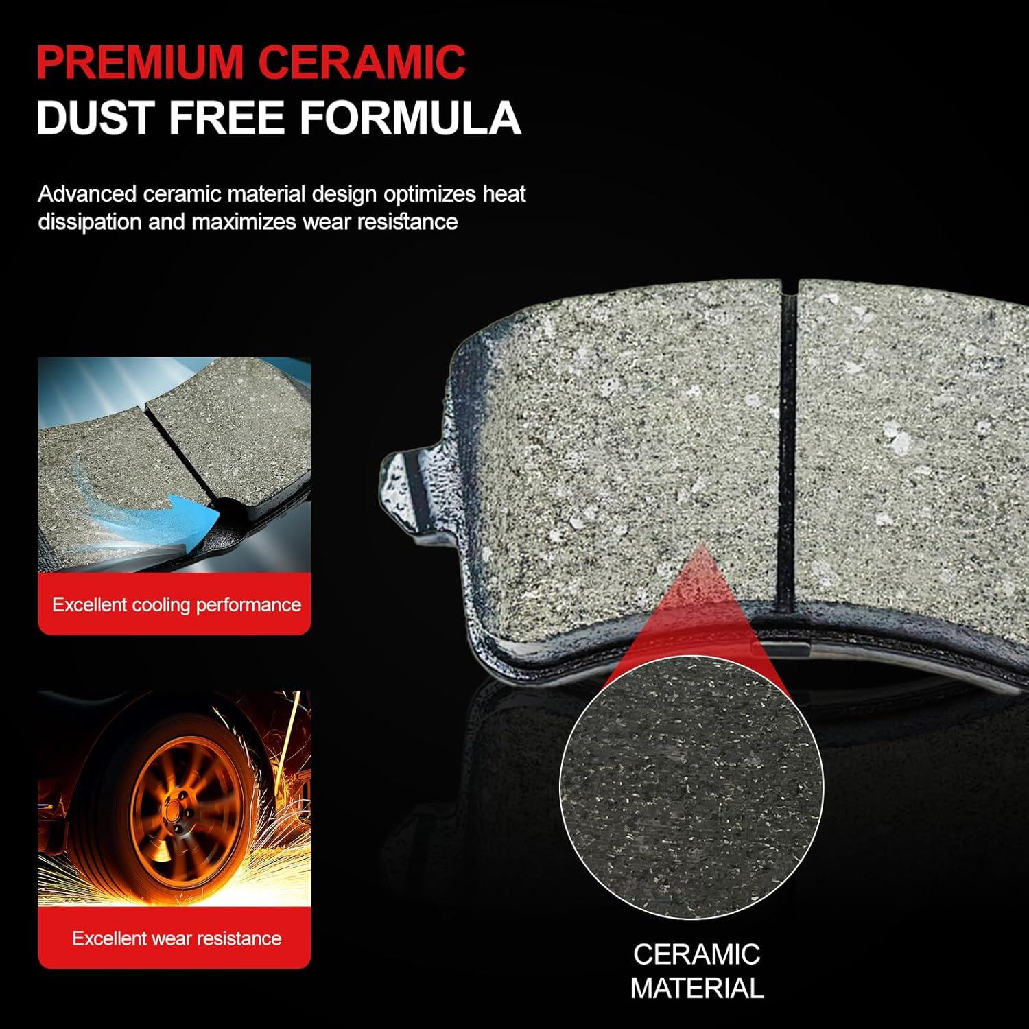 Pastillas de Freno Cerámicas CCTECHMASS para Toyota 2000-2004