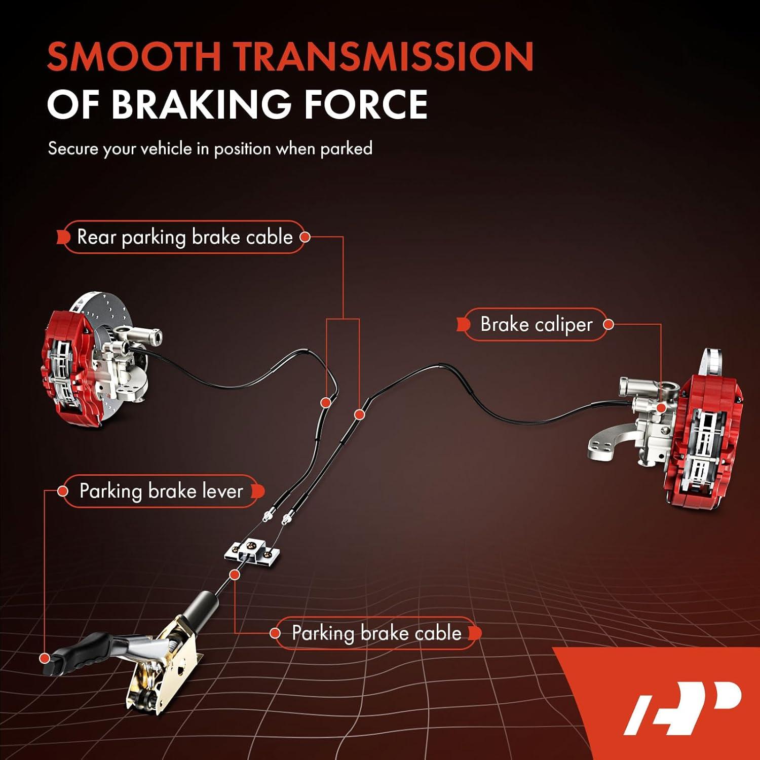 Cable de Freno de Estacionamiento A-Premium para Toyota Camry y Lexus ES350