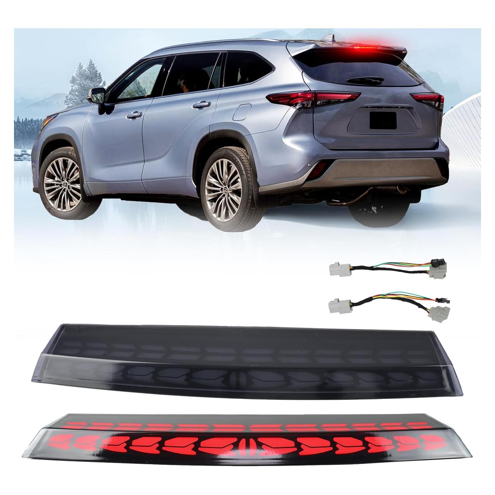 Luz de freno trasera LED GEEGEETOP para Toyota Highlander 2021-2025
