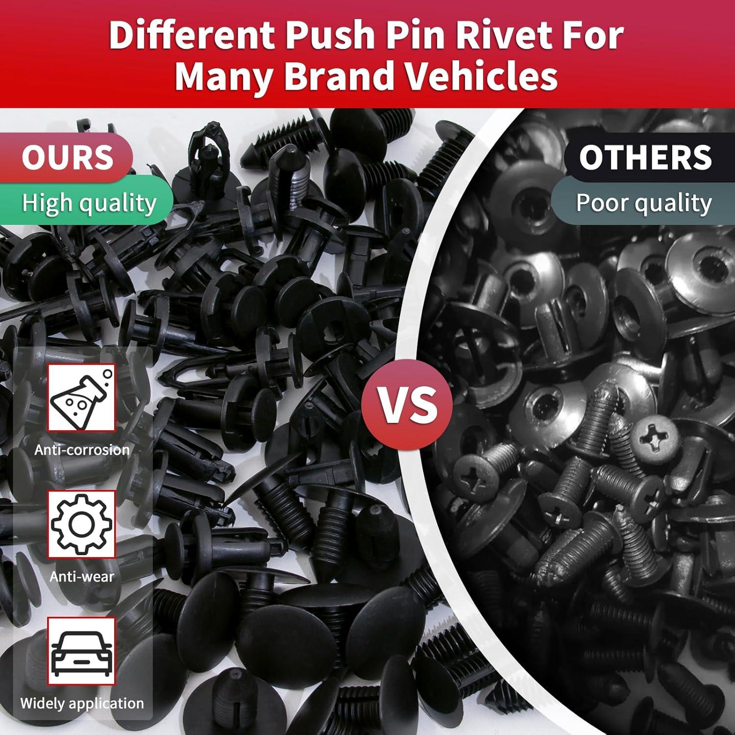 Kit de 252 Clips de Retención Griine para Automóviles