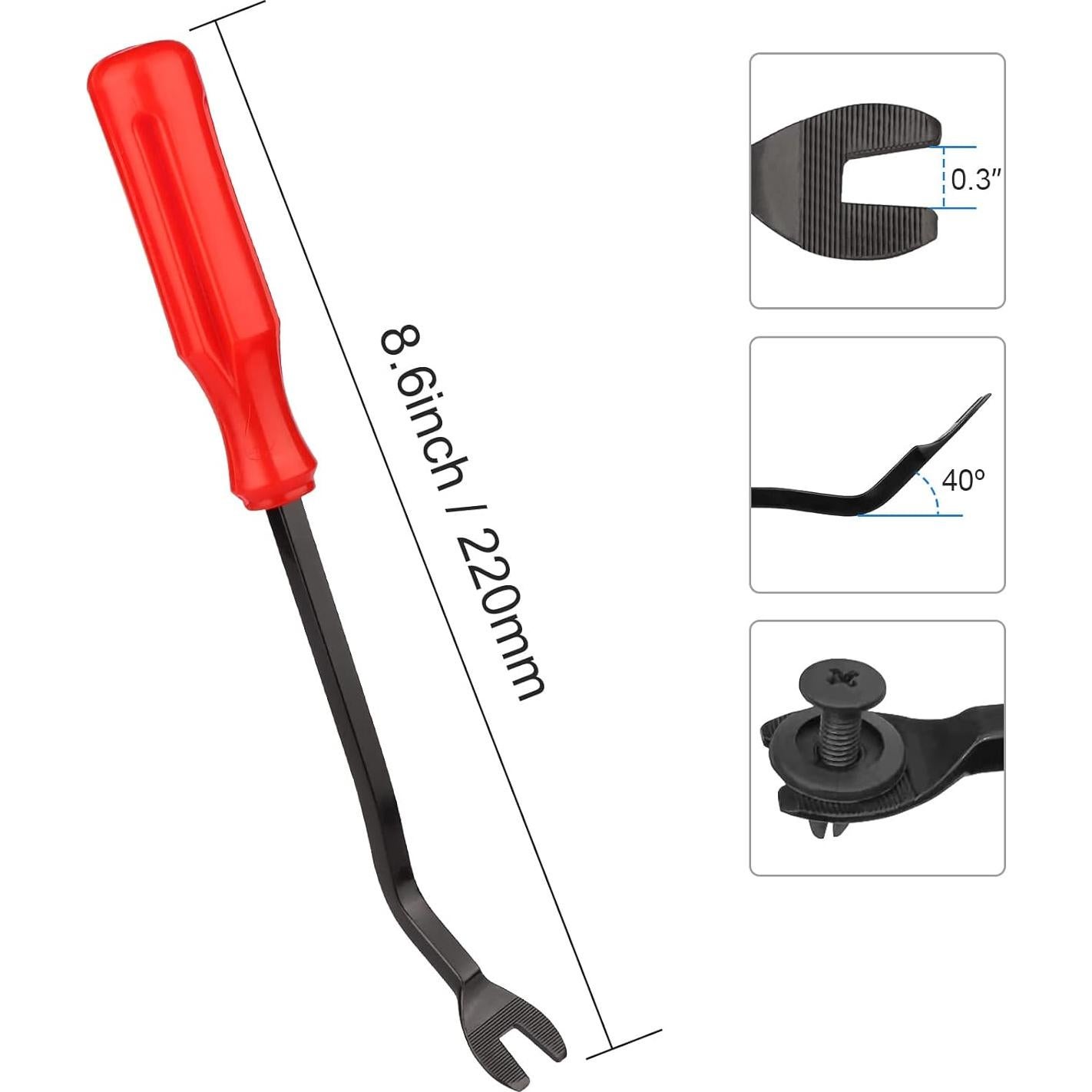 Kit de 120 Clips de Coche QIIYCCE - 6 Tamaños, Nylon Duradero