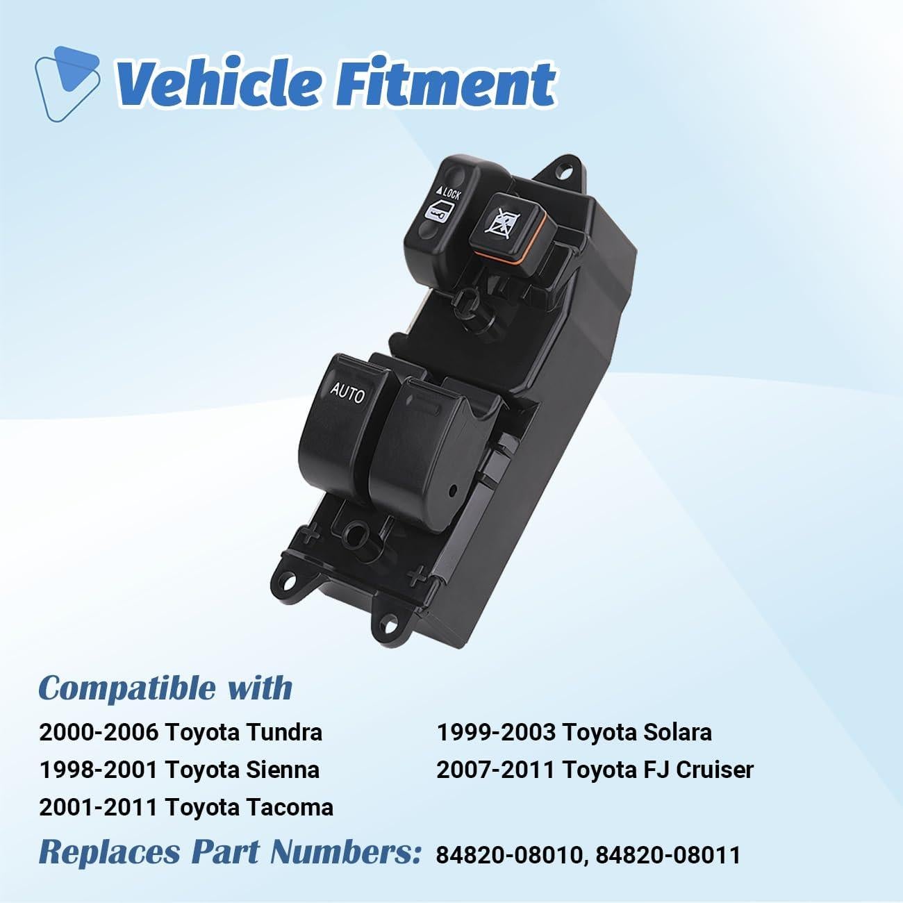 Botón de Control Maestro Ventana Eléctrica AiYiGu 84820-10100A