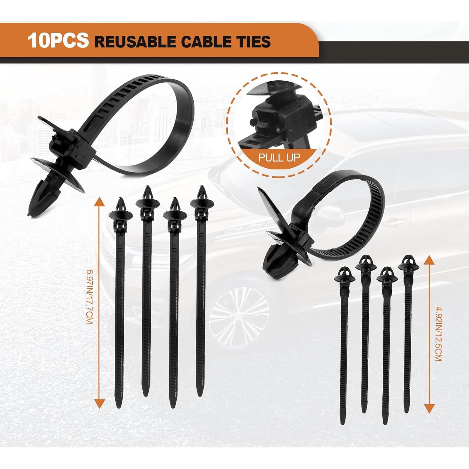 Kit 635 Piezas Sujetadores de Clips Automotrices TOPCNOEM