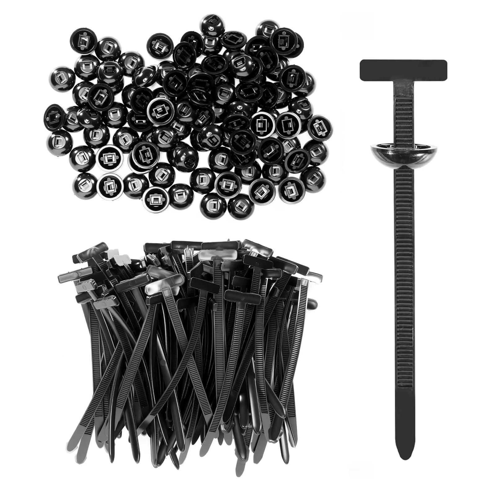 100 Bridas de Cinta de Nylon LOVUFIR - Sujetadores Resistentes UV