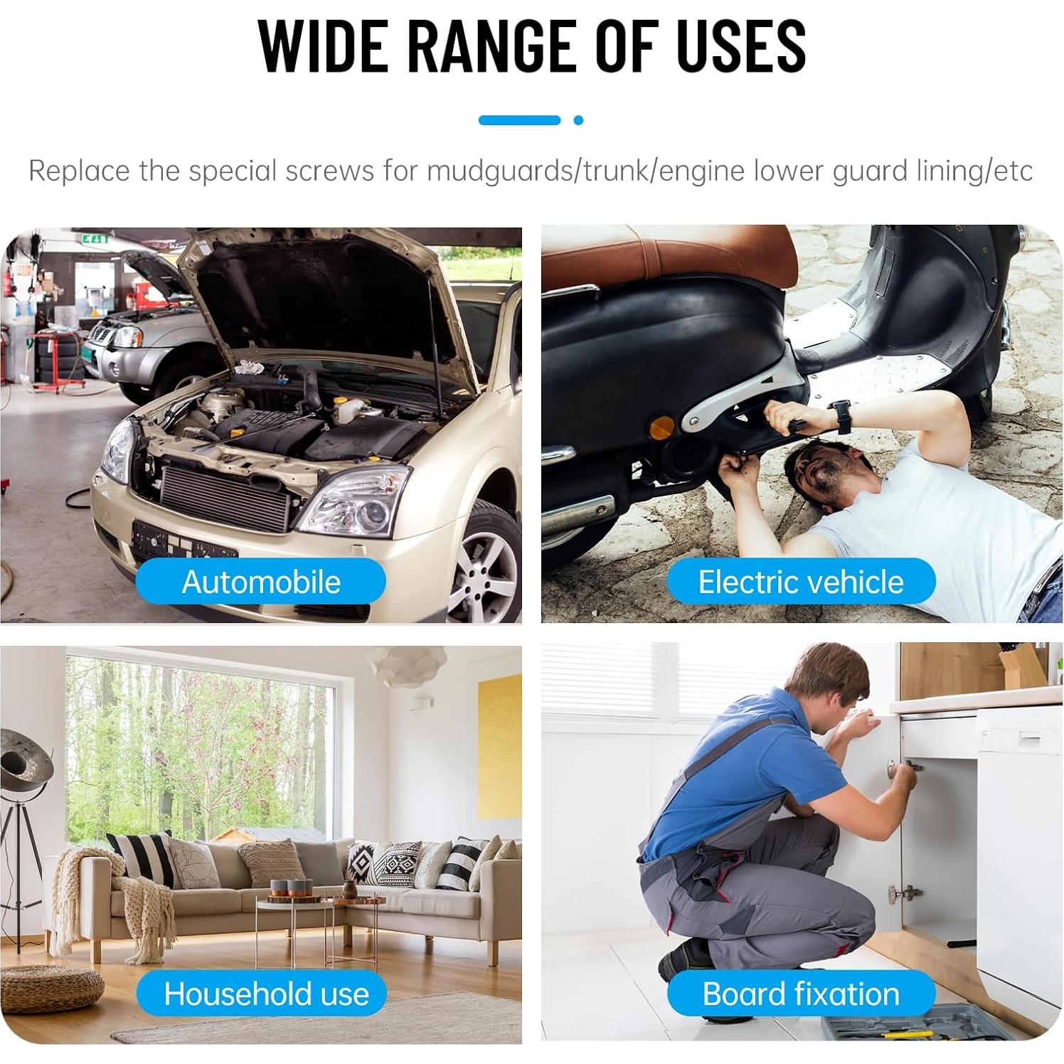 100 Bridas de Cinta de Nylon LOVUFIR - Sujetadores Resistentes UV