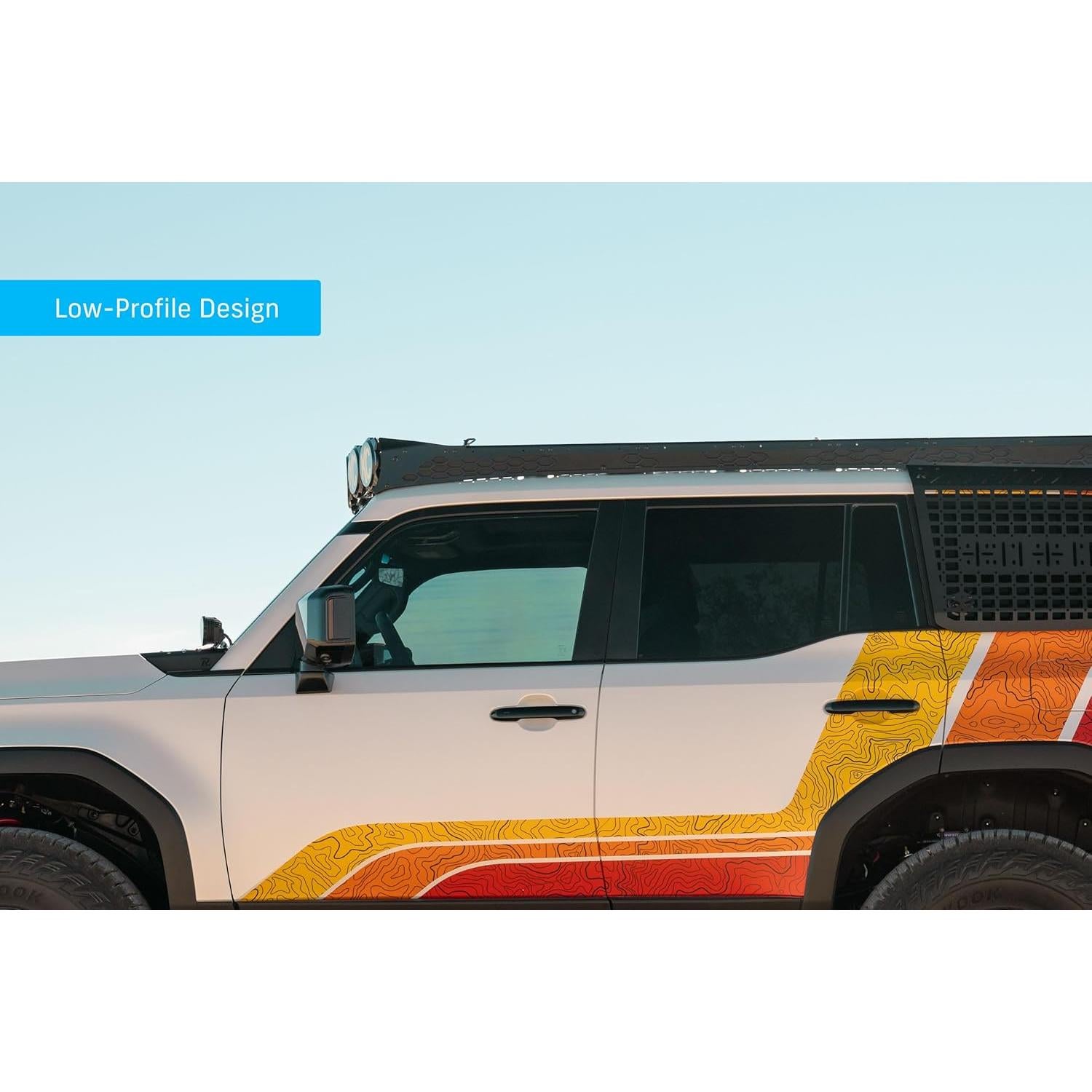 Soporte de Luz Redondo Rago Fabrication para Techo Toyota Land Cruiser 2024