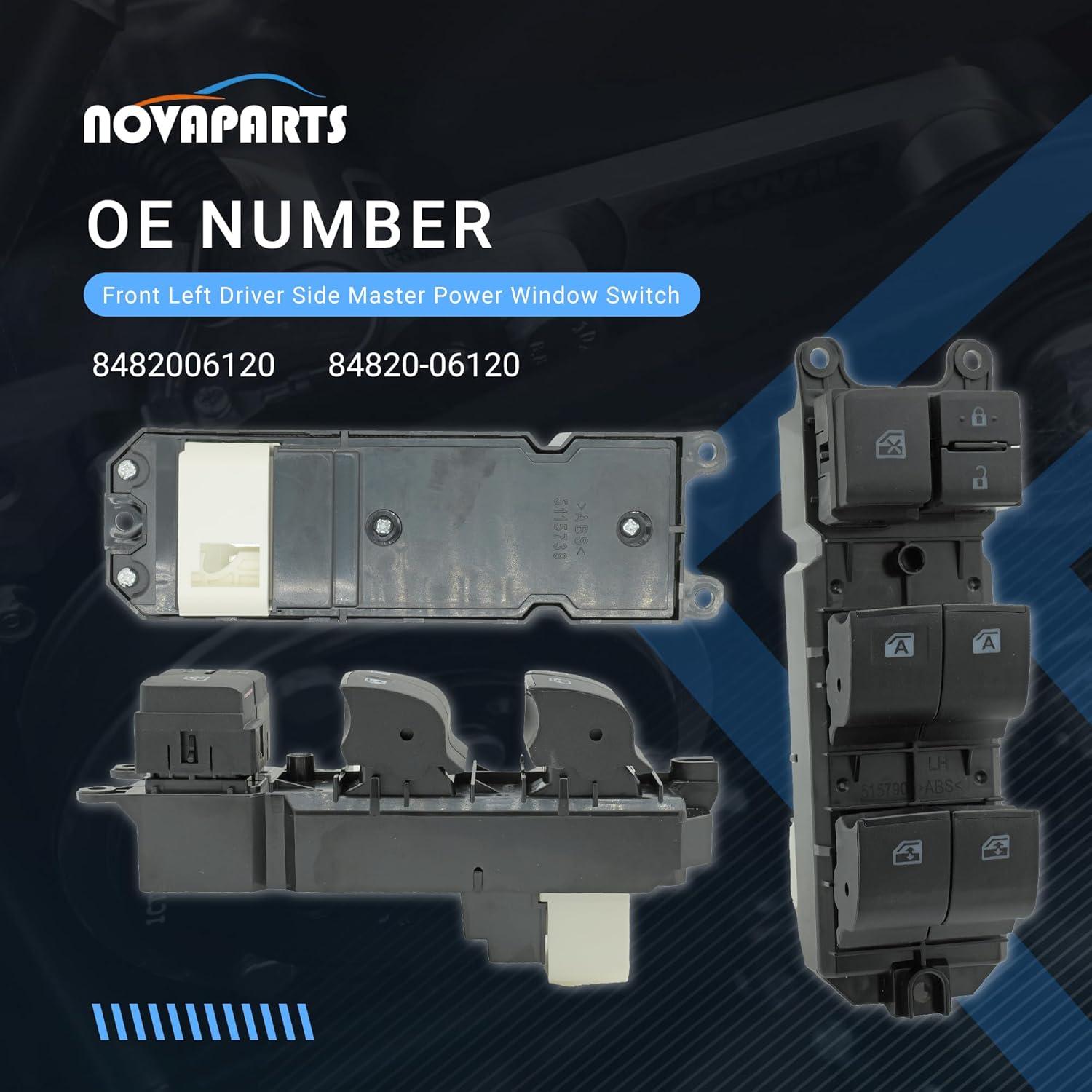 Interruptor Maestro Ventana Eléctrica Toyota Camry 2015-2017