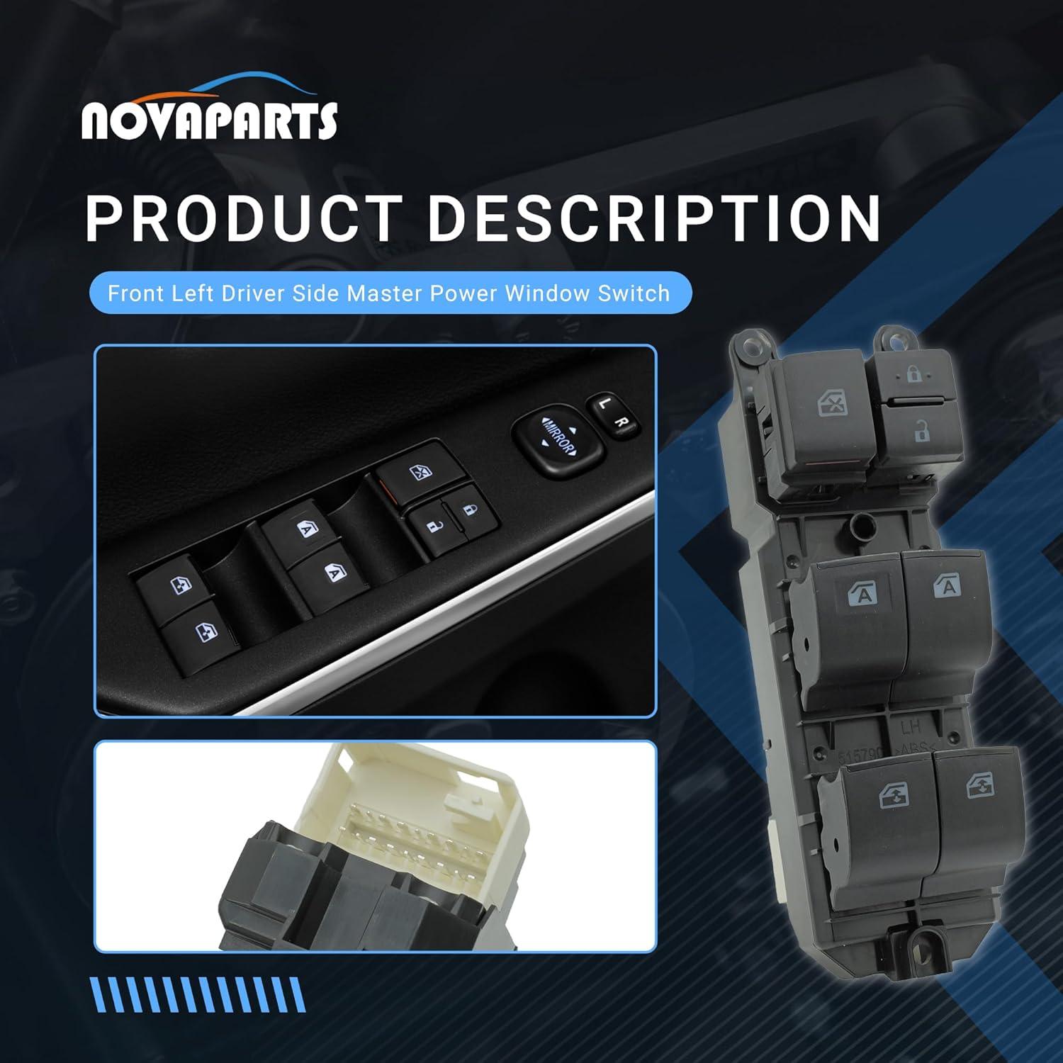 Interruptor Maestro Ventana Eléctrica Toyota Camry 2015-2017