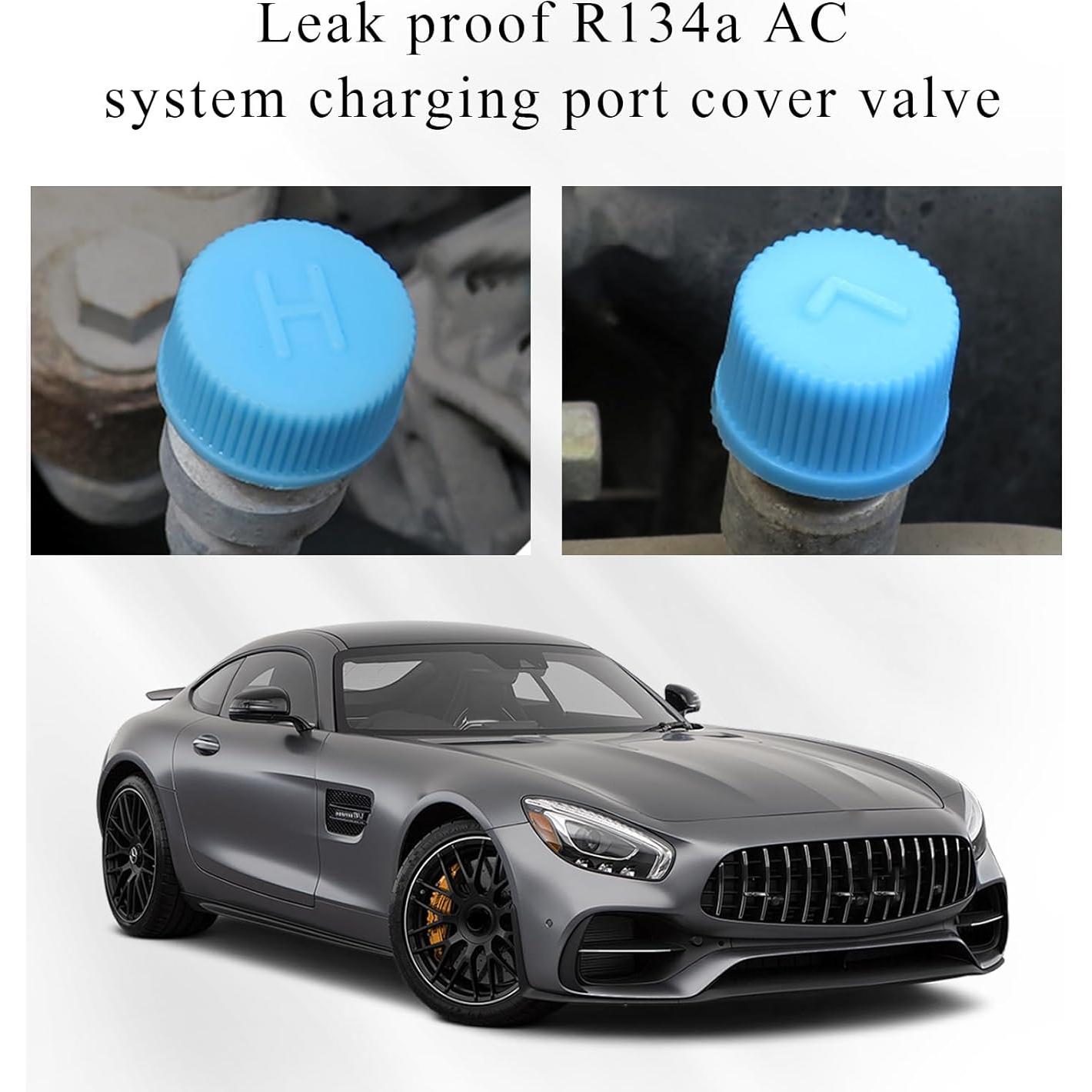 Tapas de Válvula de Reemplazo Povtii para AC R134a - 2 PCS