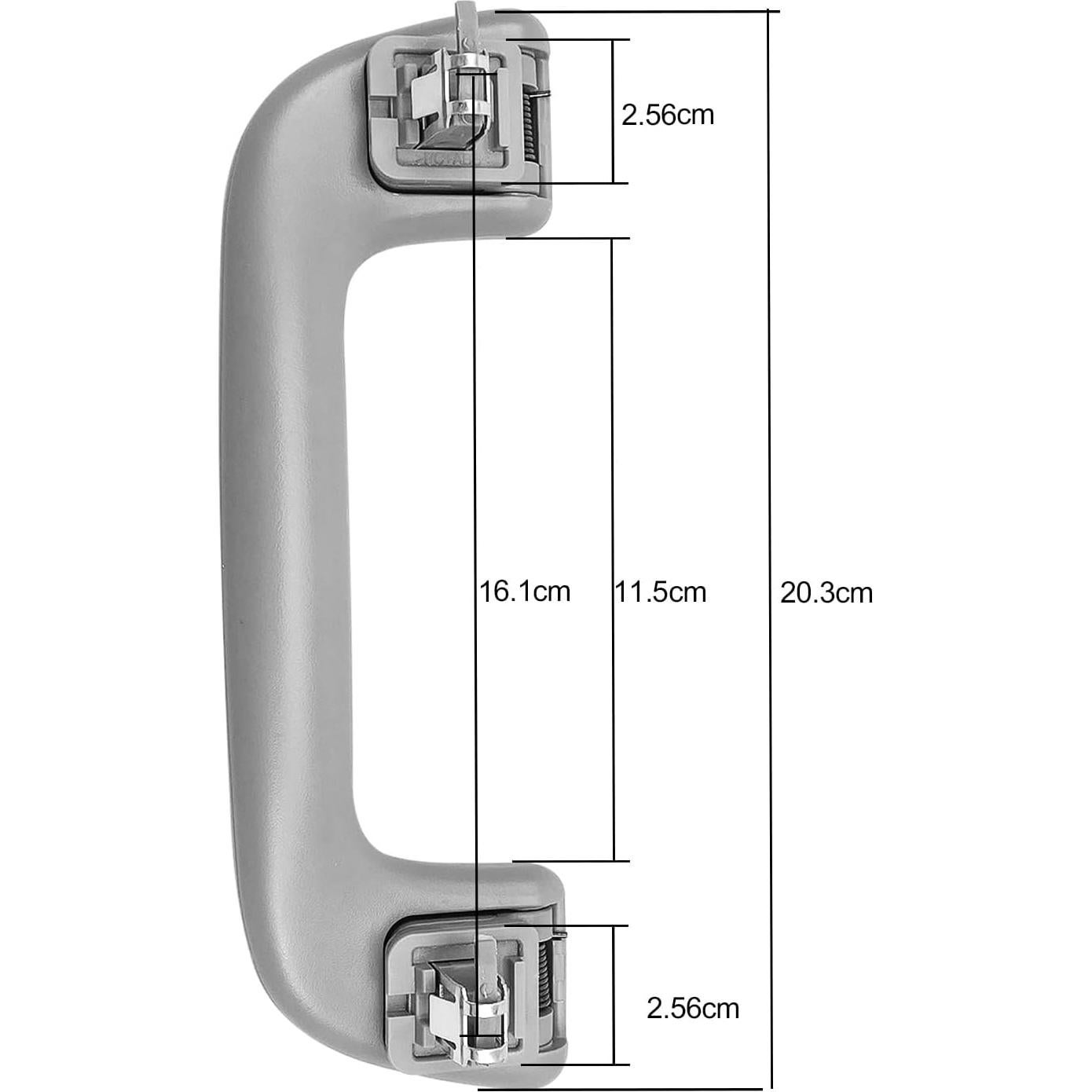Mango de Tirón de Techo TIKSCIENCE Gris ABS Compatible Toyota