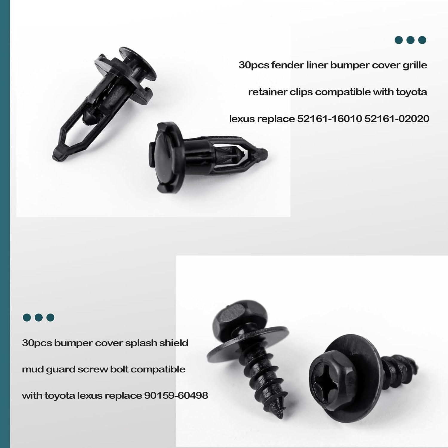 Kit 121 Piezas Tornillos y Clips Toyota Lexus UNIGT