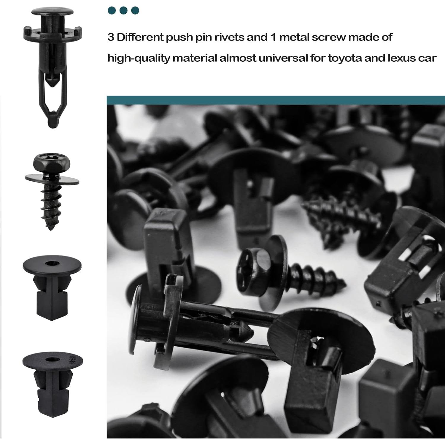 Kit 121 Piezas Tornillos y Clips Toyota Lexus UNIGT