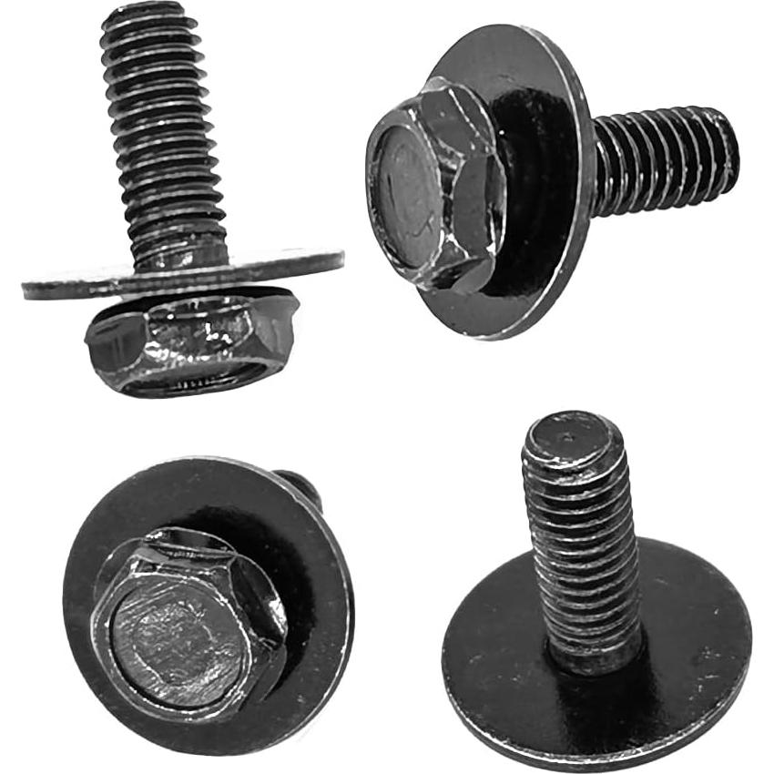 30 Tornillos M6-1.0 x 17mm Hexagonal SEMS Mean Mug Auto