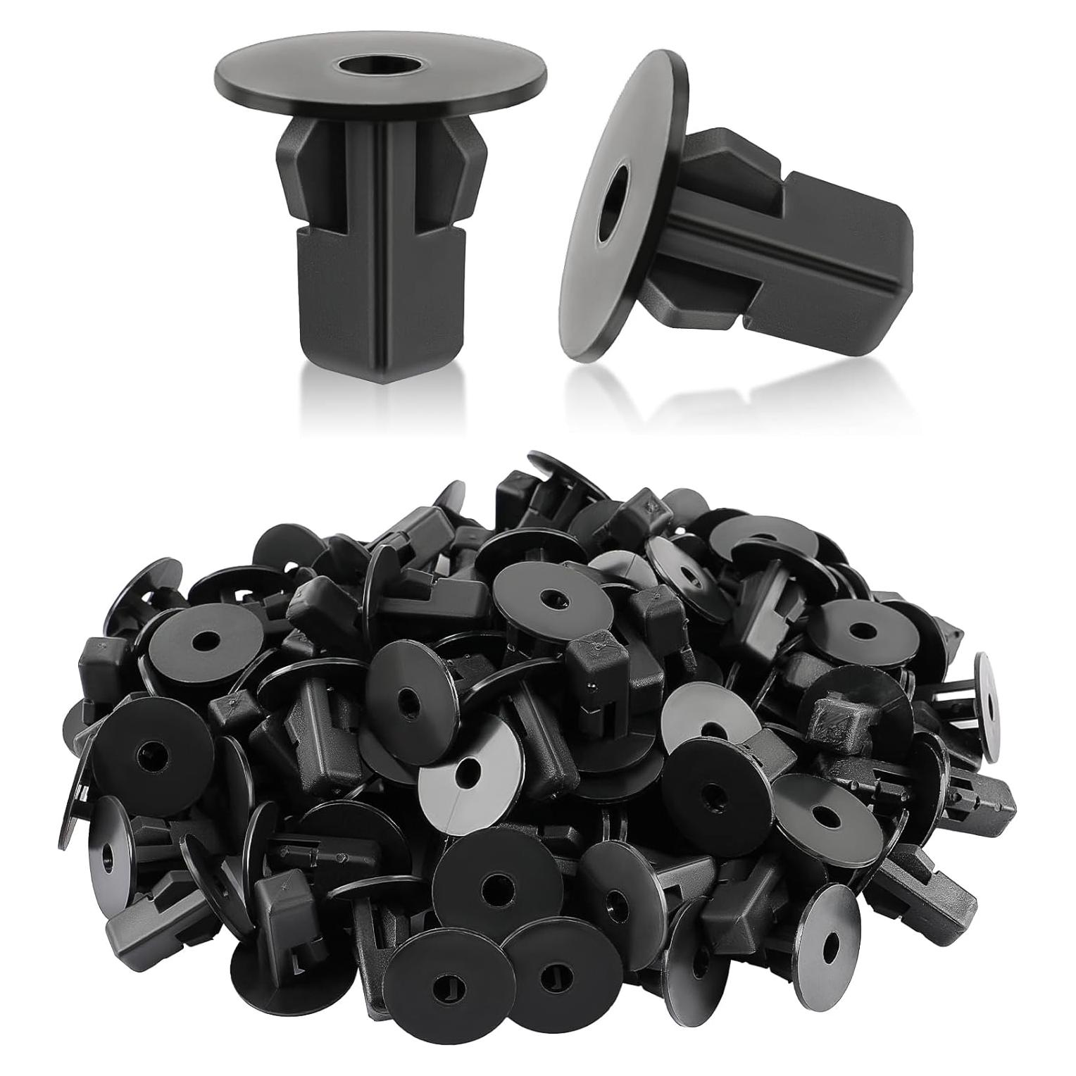 Clips Sujetadores MOTOALL 90189-06065 Nylon Negro 100pcs