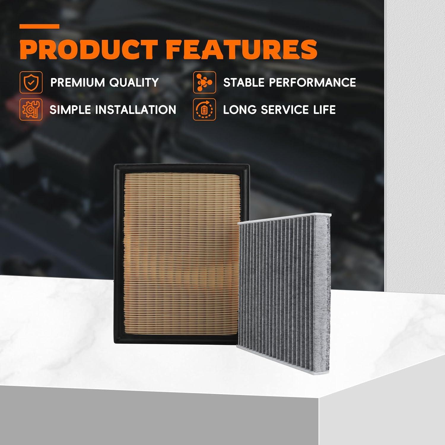 Juego de Filtros de Aire Motor y Cabina GoaMotors para Toyota 4Runner y Lexus GX460