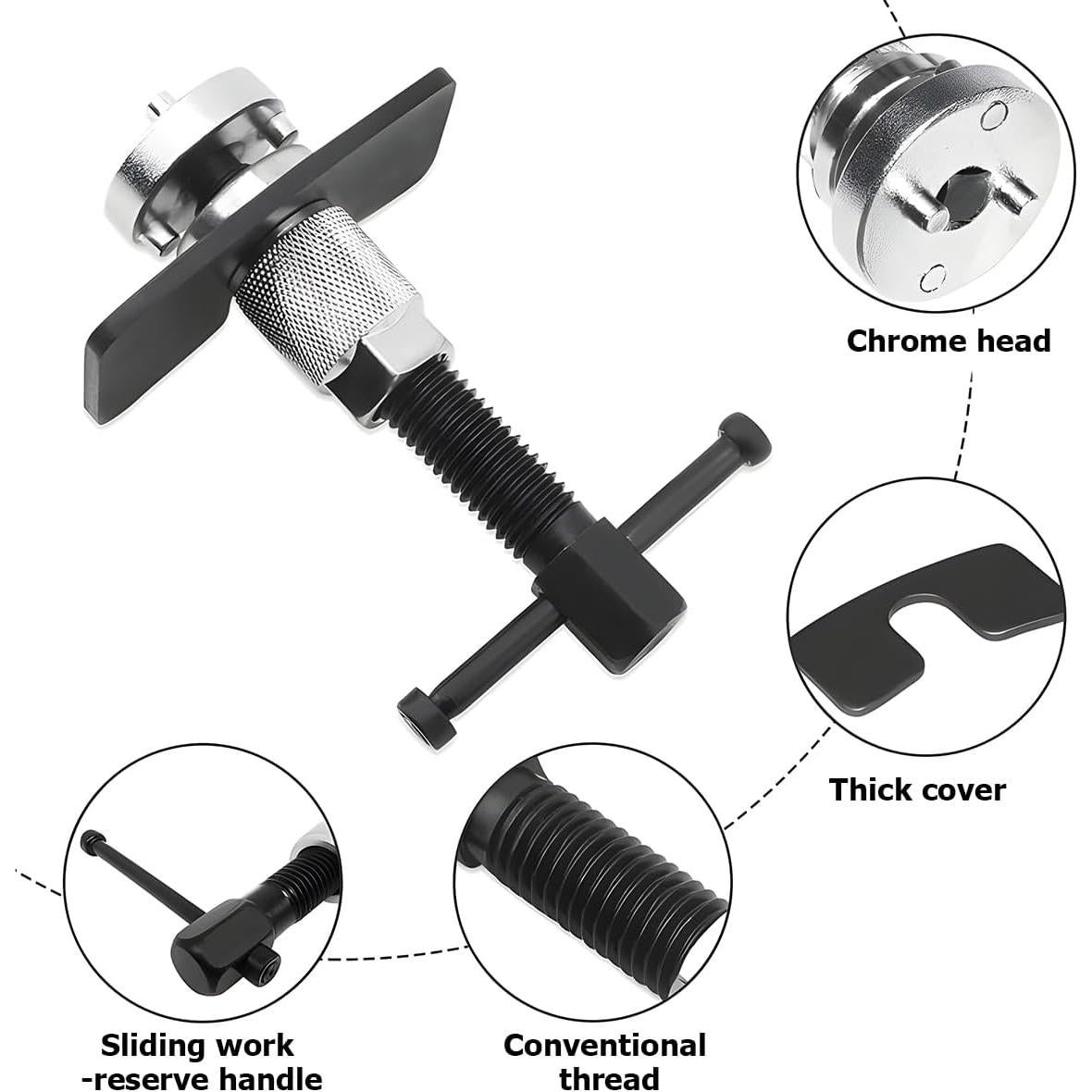 Juego de Herramientas de Retroceso de Pistón de Freno Bittwee