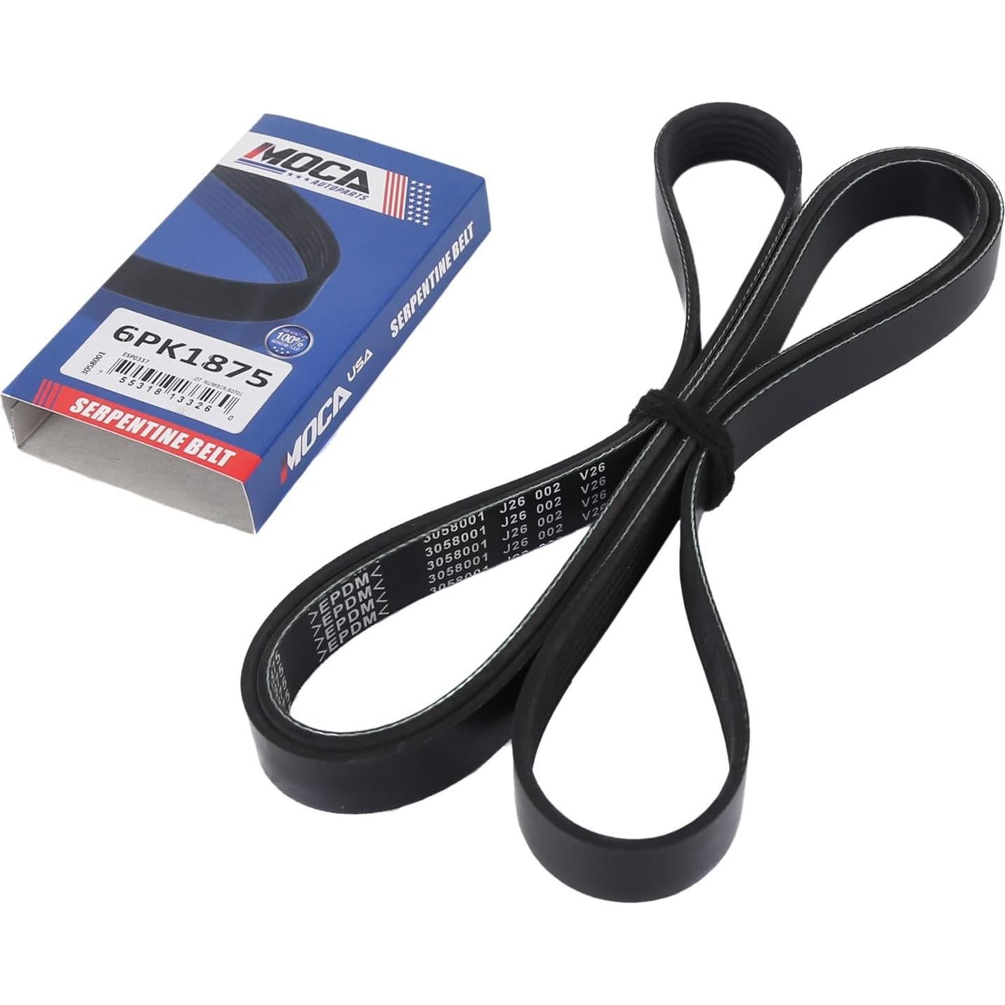 Correa Serpentina MOCA 6PK1875 para Toyota 1.8L 2003-2008