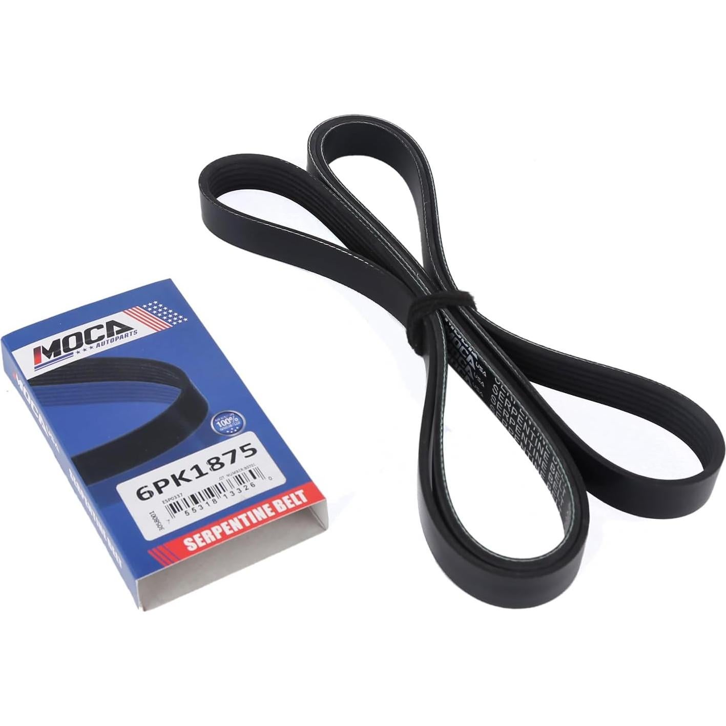 Correa Serpentina MOCA 6PK1875 para Toyota 1.8L 2003-2008