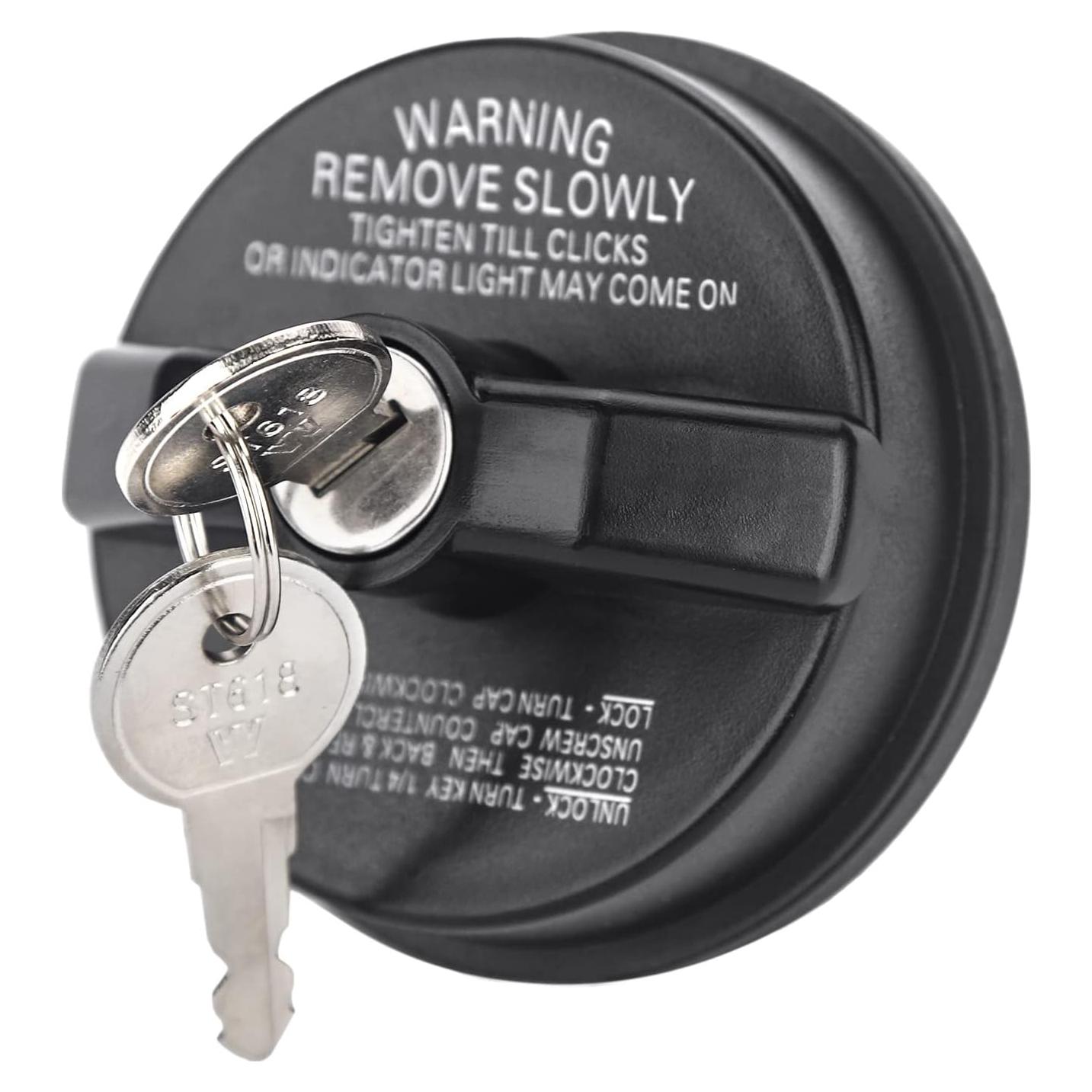 Tapa de Gas Locking ZONFANT con 2 Llaves - Compatible con Chevy, Honda, Nissan y más