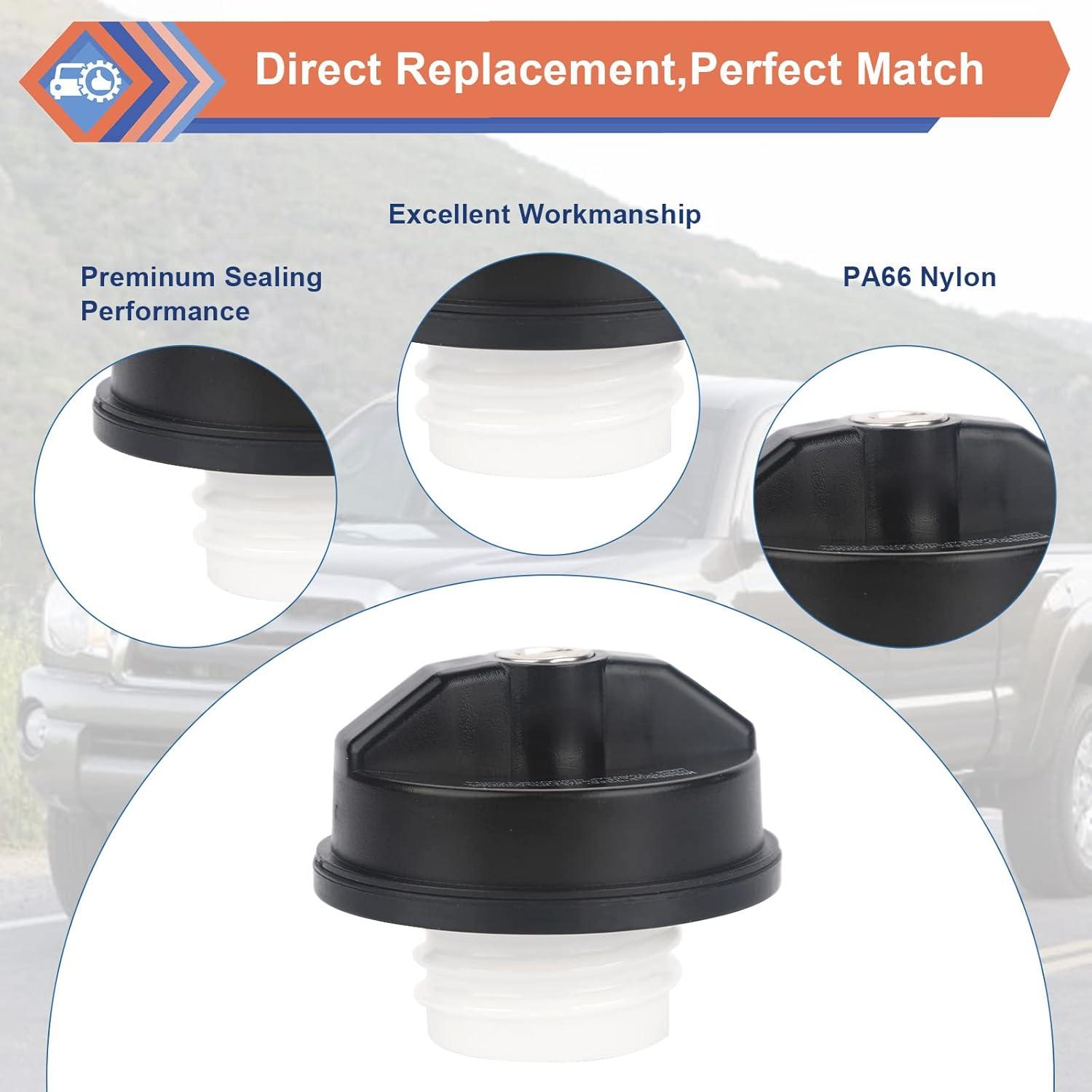 Tapa de Gas Locking ZONFANT con 2 Llaves - Compatible con Chevy, Honda, Nissan y más