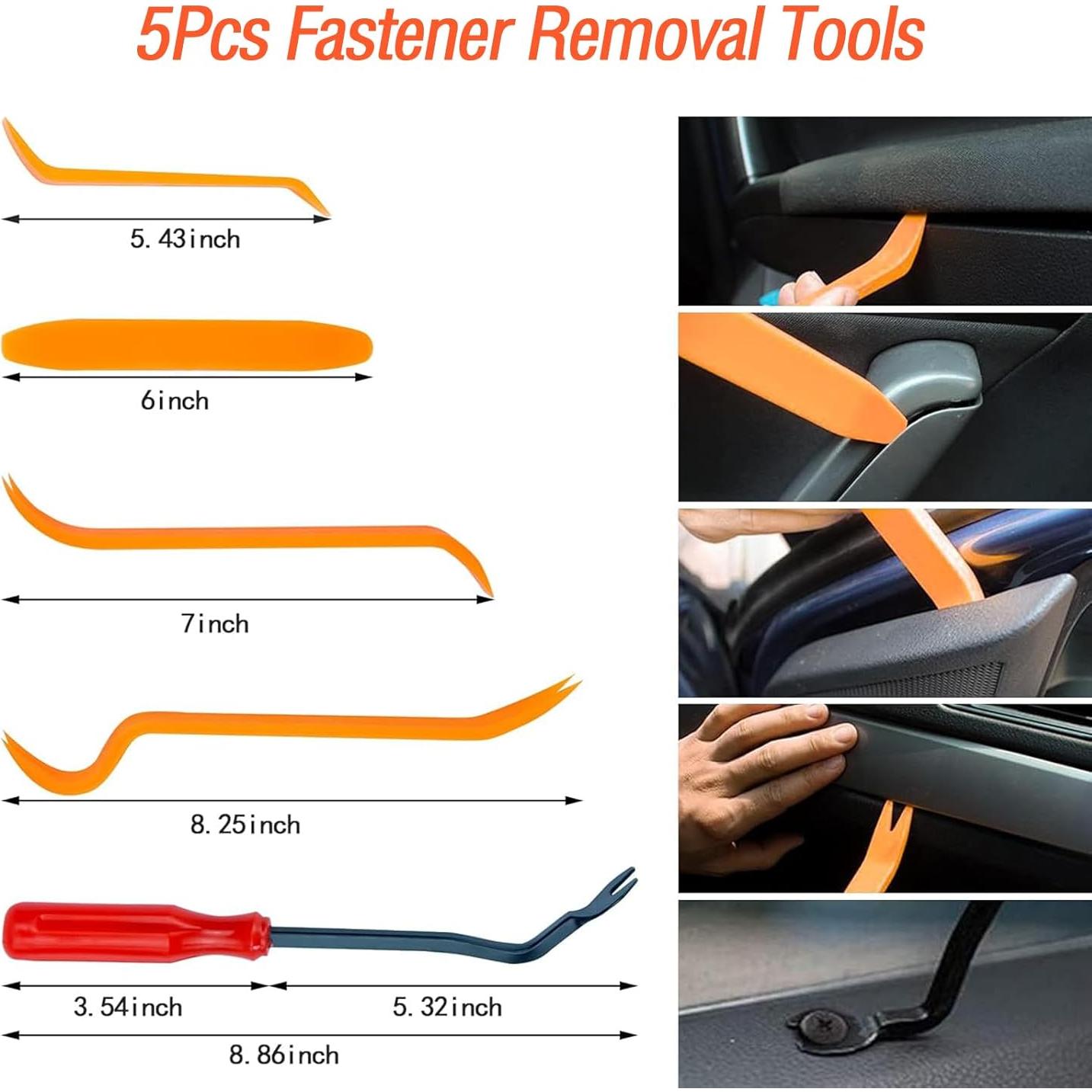 Kit de Sujetadores de Plástico Niteguy 390 Piezas para Subaru