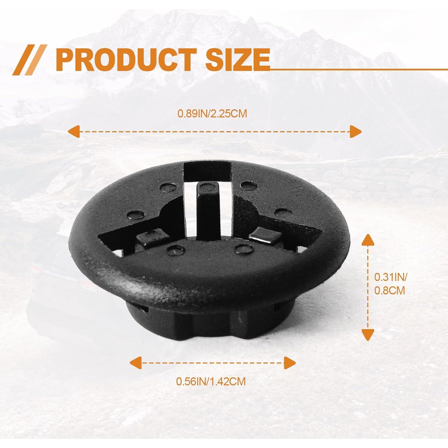 10 Grommets de Varilla de Capó Toyota TOPCNOEM 90080-48064