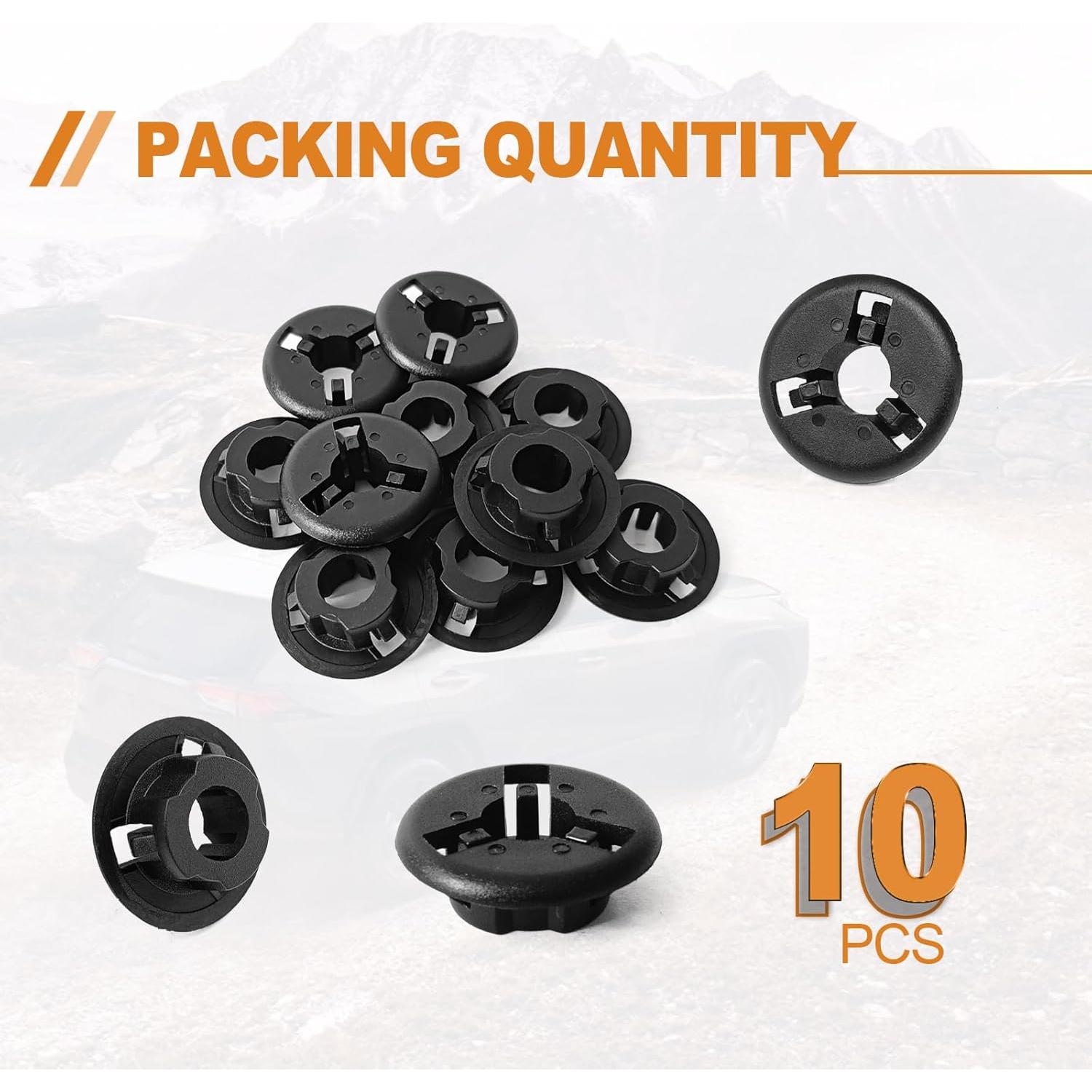 10 Grommets de Varilla de Capó Toyota TOPCNOEM 90080-48064