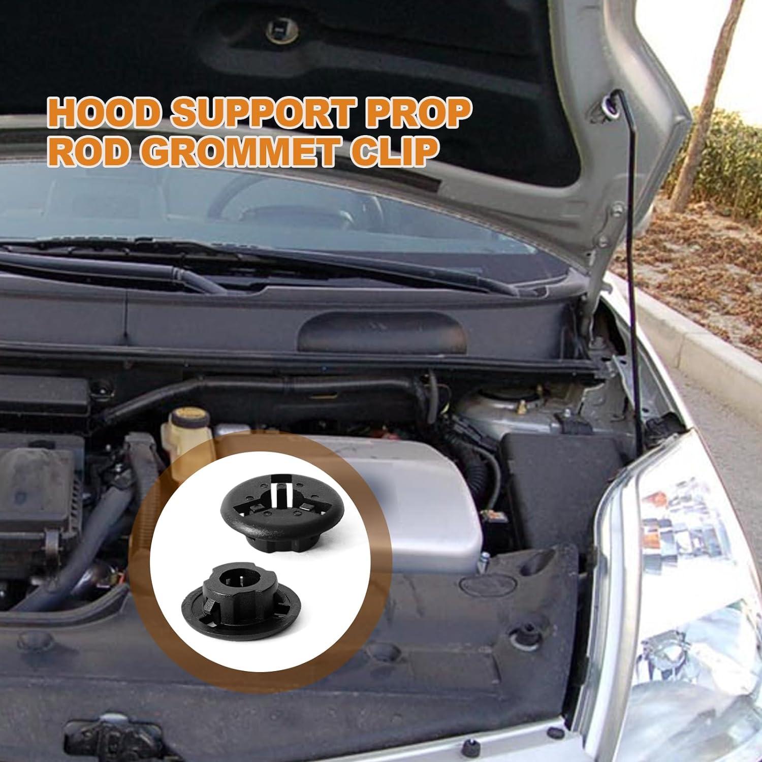 10 Grommets de Varilla de Capó Toyota TOPCNOEM 90080-48064