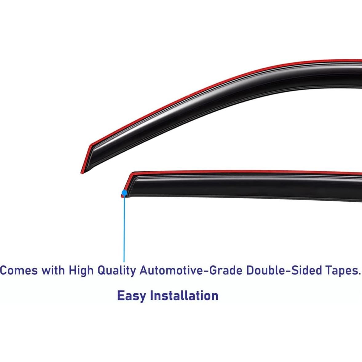 Deflectores de Ventana Lightronic para Toyota Highlander 2001-2007