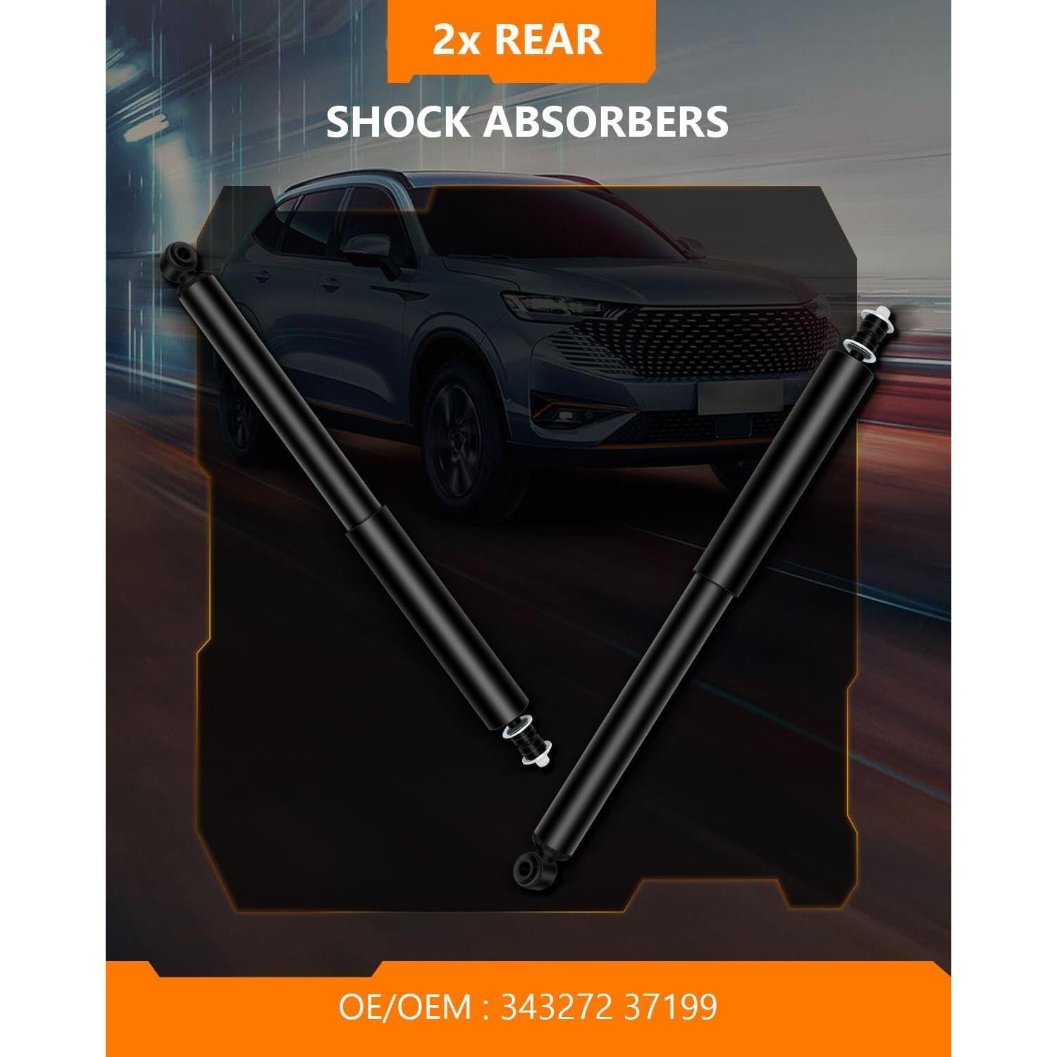 Amortiguadores traseros OCPTY para Toyota RAV4 1996-2005