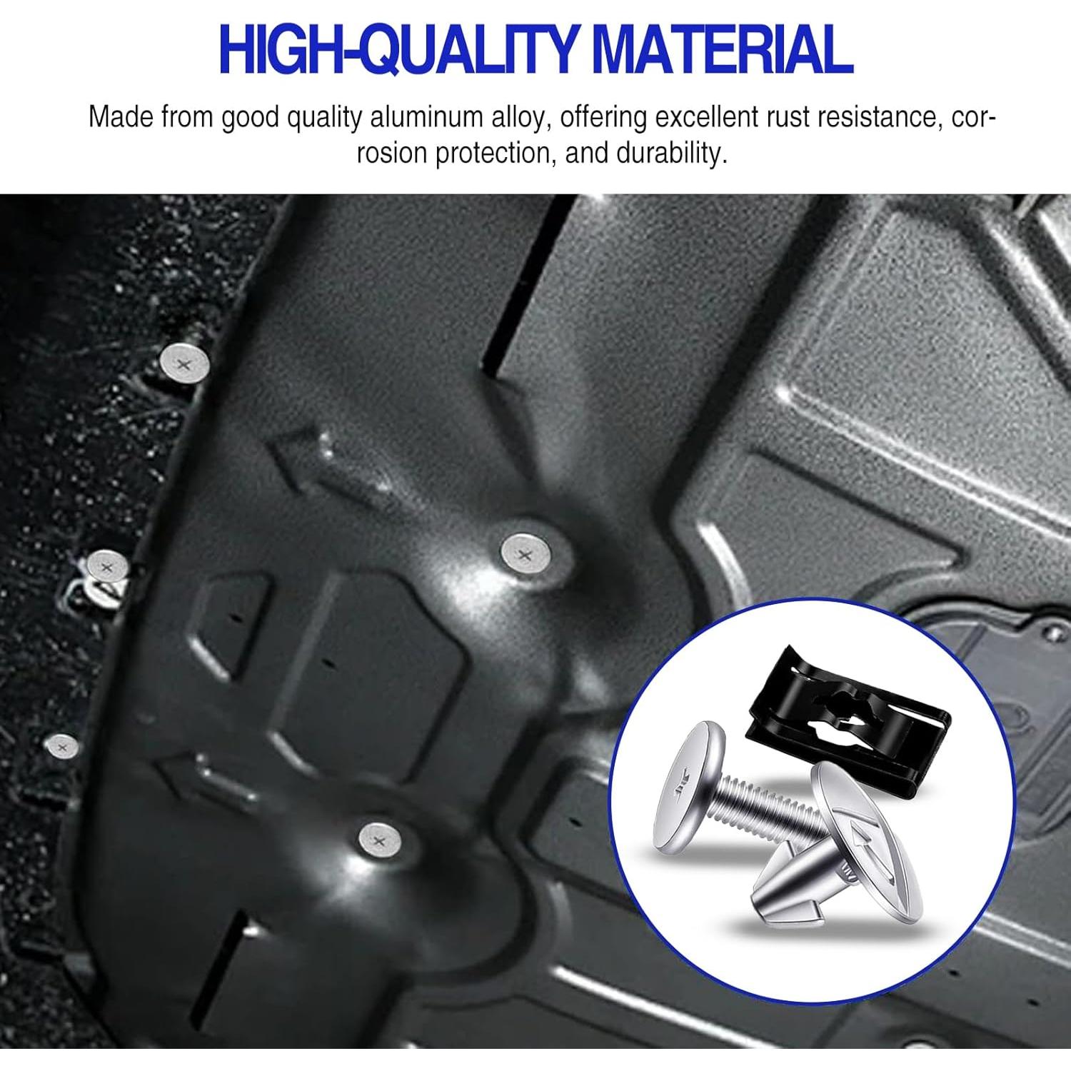 Kit de Hardware para Escudo de Salpicaduras de Motor 14PCS - Meorain