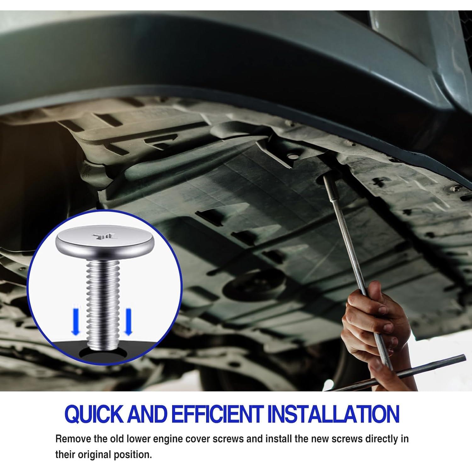 Kit de Hardware para Escudo de Salpicaduras de Motor 14PCS - Meorain