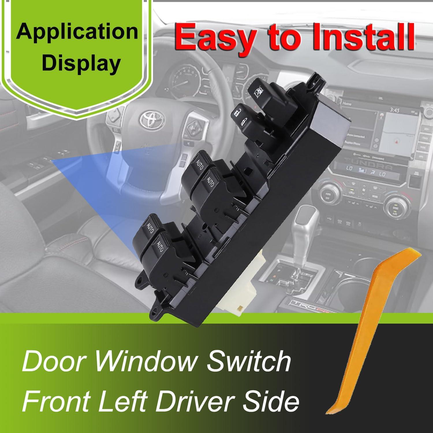 Interruptor Maestro de Ventana Eléctrico TINJO para Toyota Tundra 2007-2021