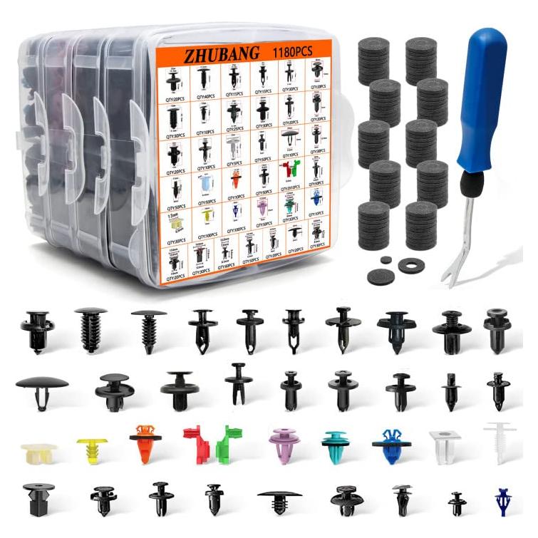 Kit de Clips de Retención 1281PCS ZHUBANG para Automóviles