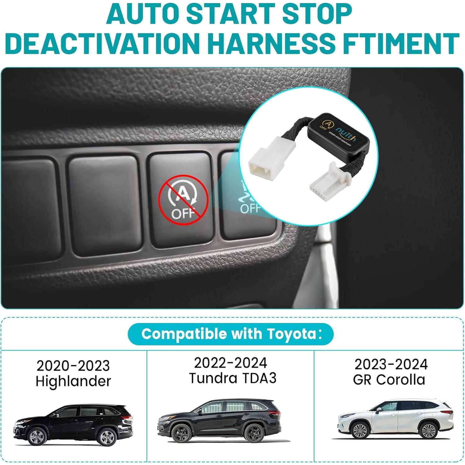 Eliminador Auto Start Stop NuIth para Toyota Highlander 2020-2024